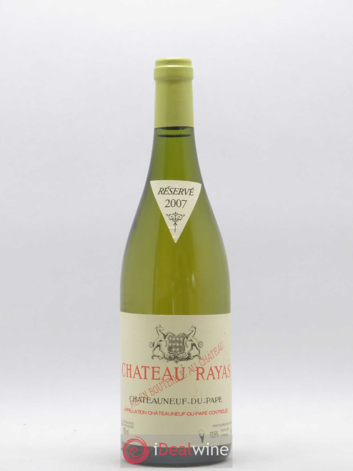 Châteauneuf-du-Pape Château Rayas Emmanuel Reynaud 2007 - Lot de 1 bouteille - 0