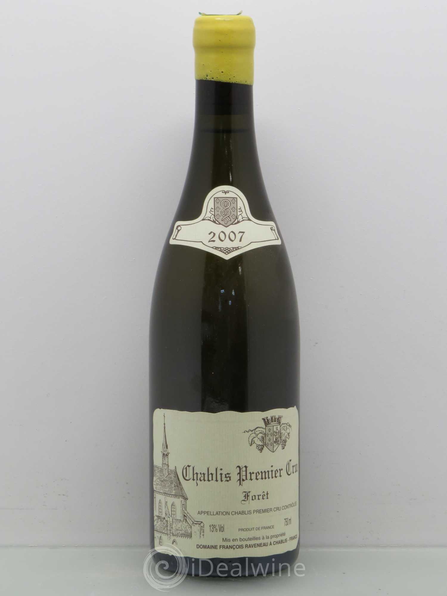 Chablis 1er Cru Forêt Raveneau (Domaine) 2007 - Lot de 1 bouteille - 0
