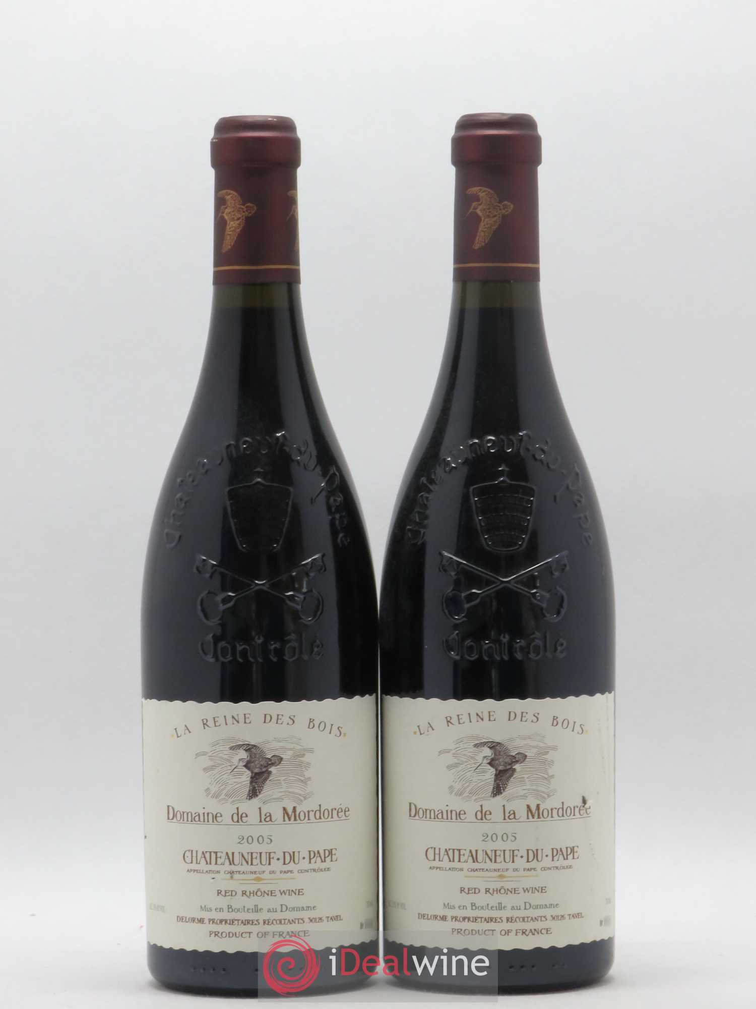 Châteauneuf-du-Pape Cuvée de la Reine des Bois La Mordorée (Domaine de) 2005 - Lot de 2 bouteilles - 0