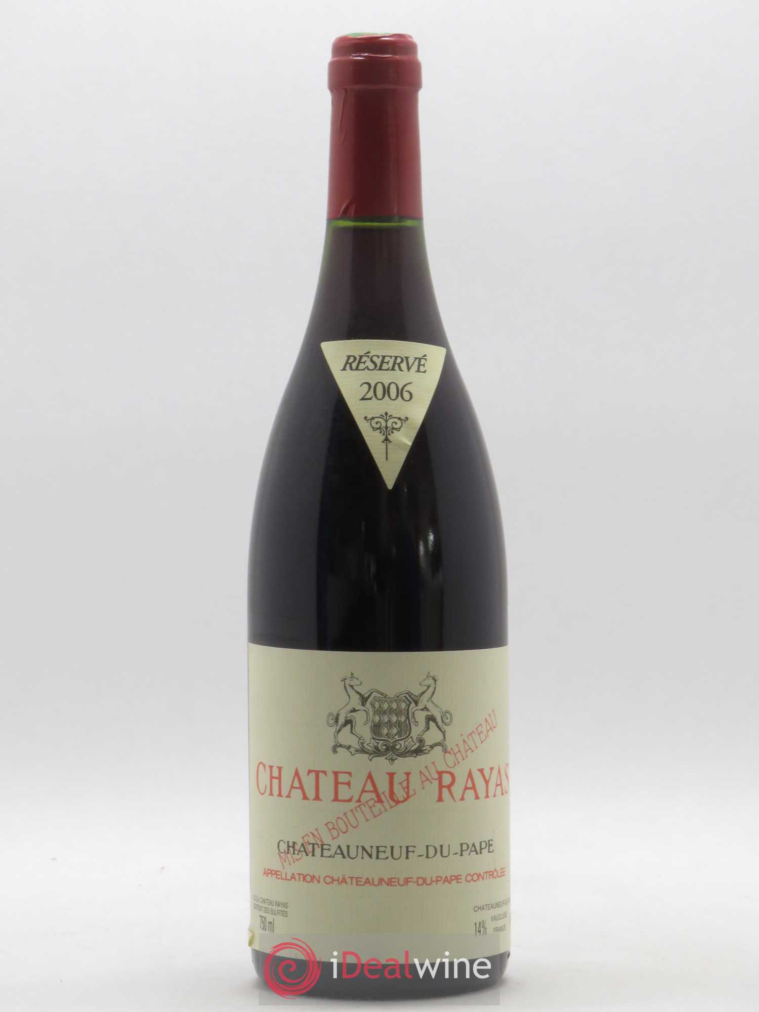 Châteauneuf-du-Pape Château Rayas Emmanuel Reynaud 2006 - Lot de 1 bouteille - 0