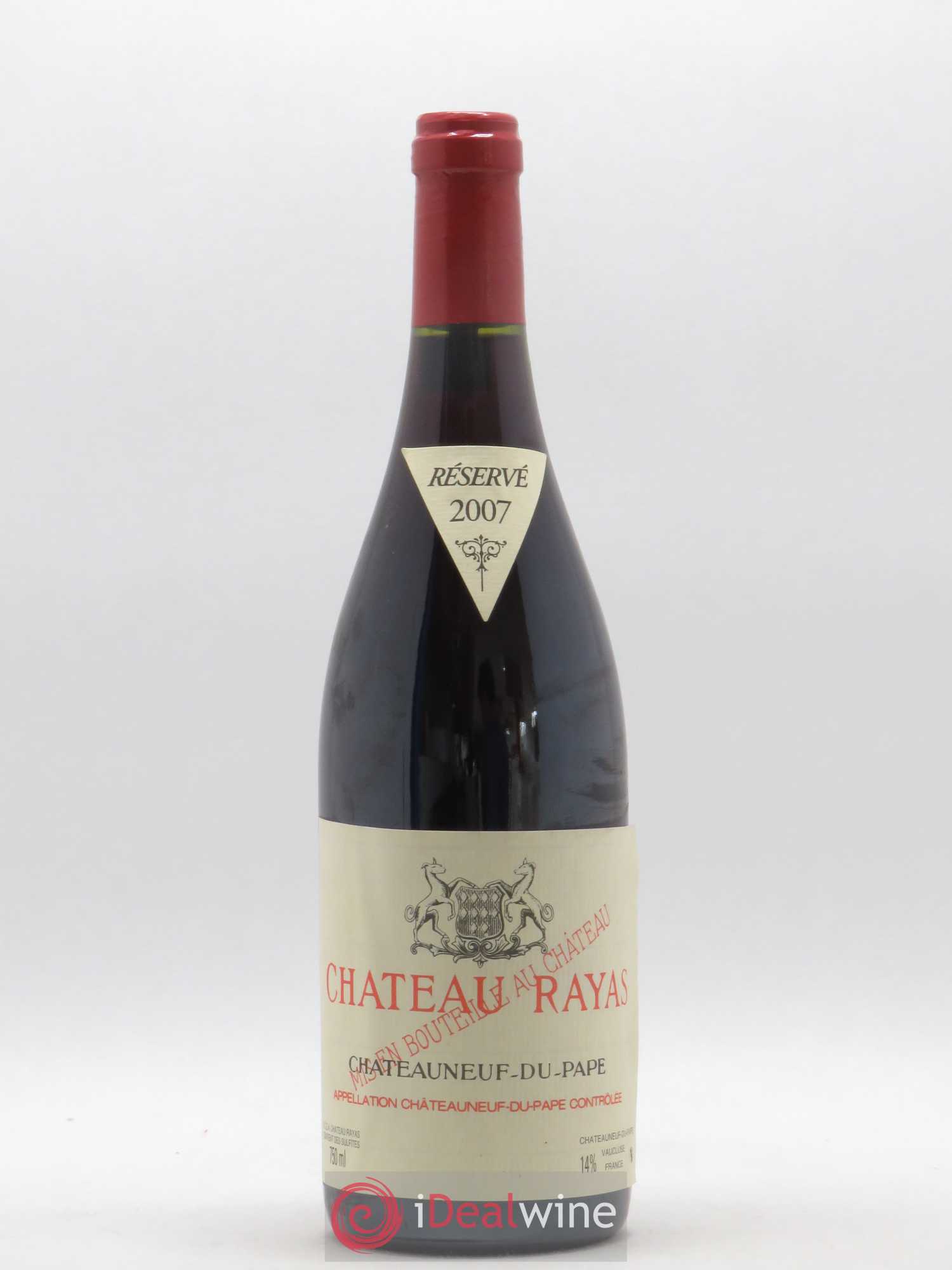 Châteauneuf-du-Pape Château Rayas Emmanuel Reynaud 2007 - Lot de 1 bouteille - 0