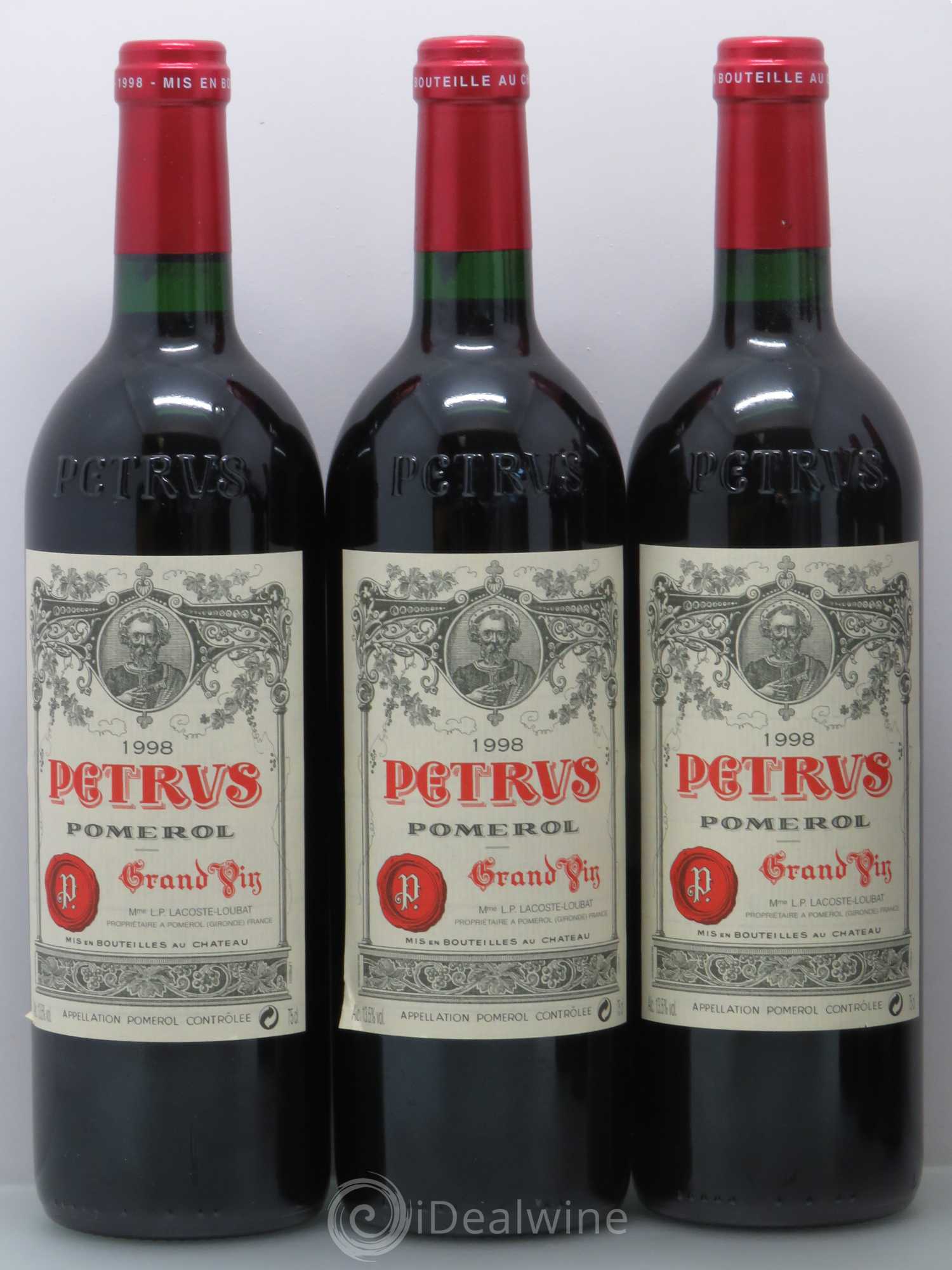 Petrus 1998 - Lot de 6 bouteilles - 1