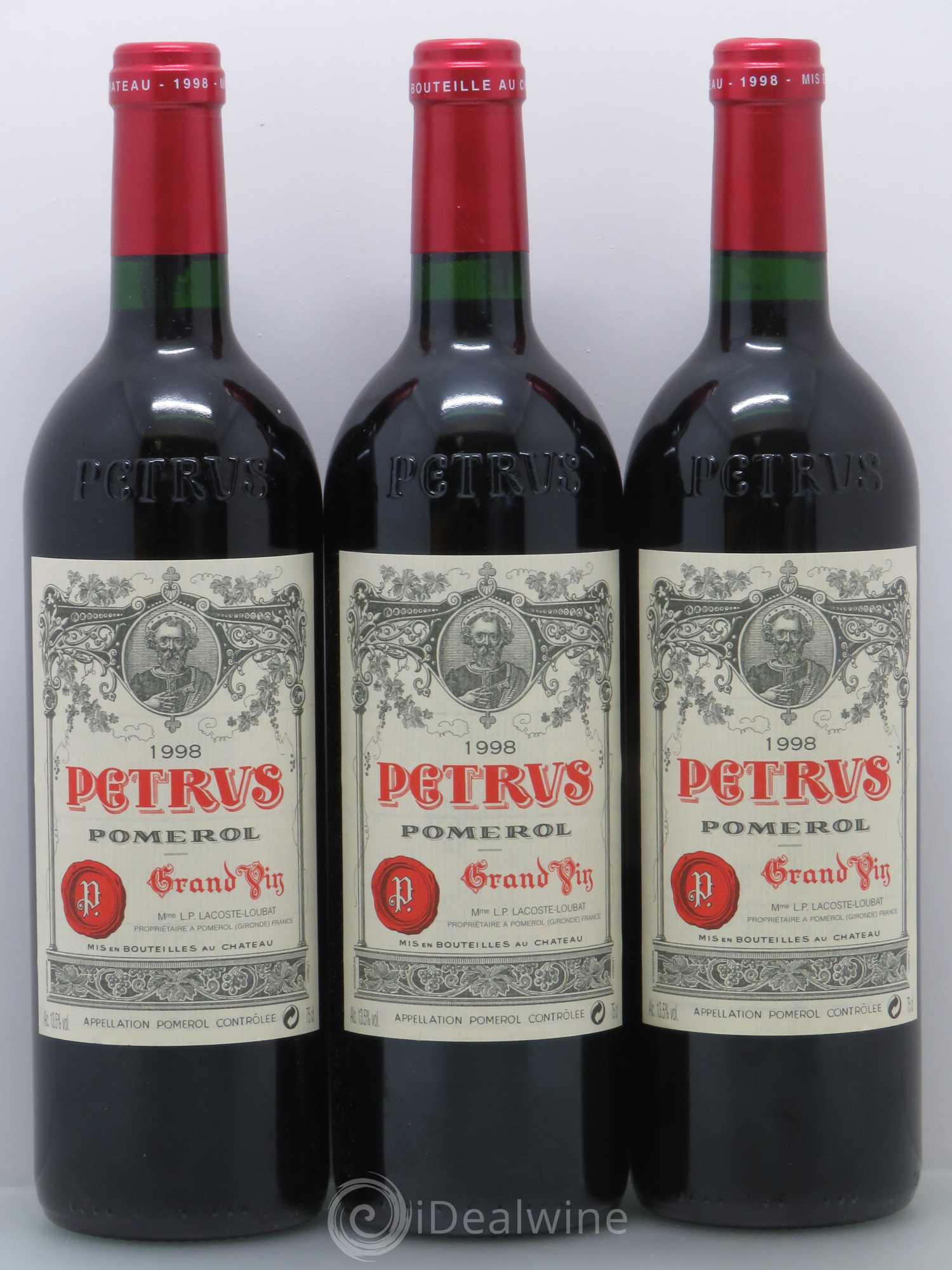 Petrus 1998 - Lot de 6 bouteilles - 2