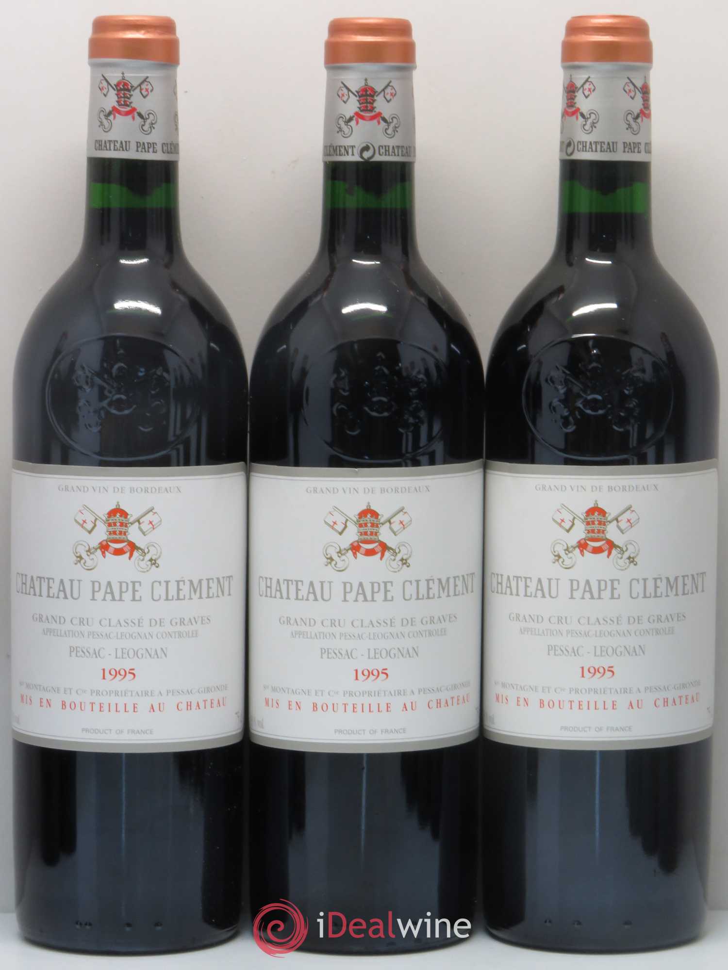 Château Pape Clément Cru Classé de Graves 1995 - Lot de 12 bouteilles - 2