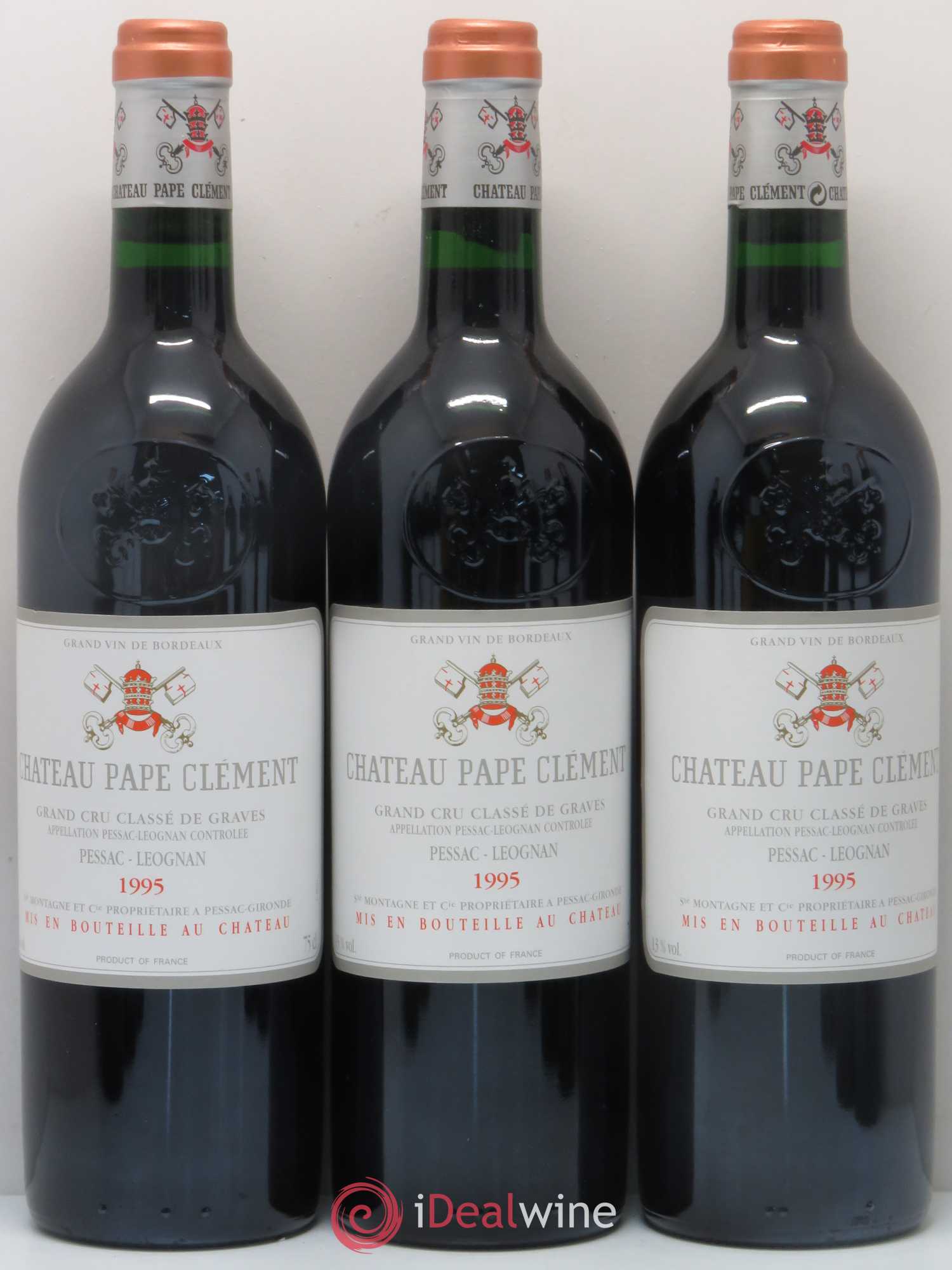 Château Pape Clément Cru Classé de Graves 1995 - Lot de 12 bouteilles - 4