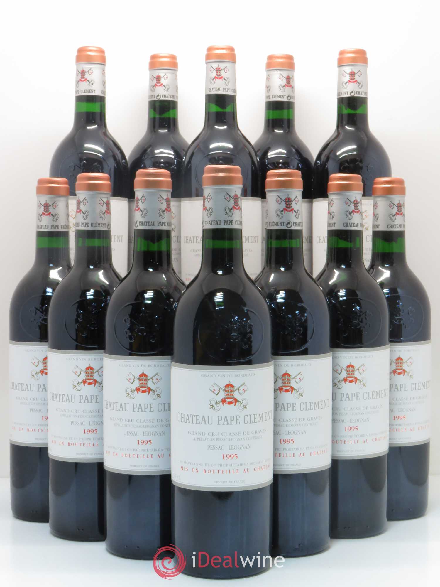 Château Pape Clément Cru Classé de Graves 1995 - Lot de 12 bouteilles - 0