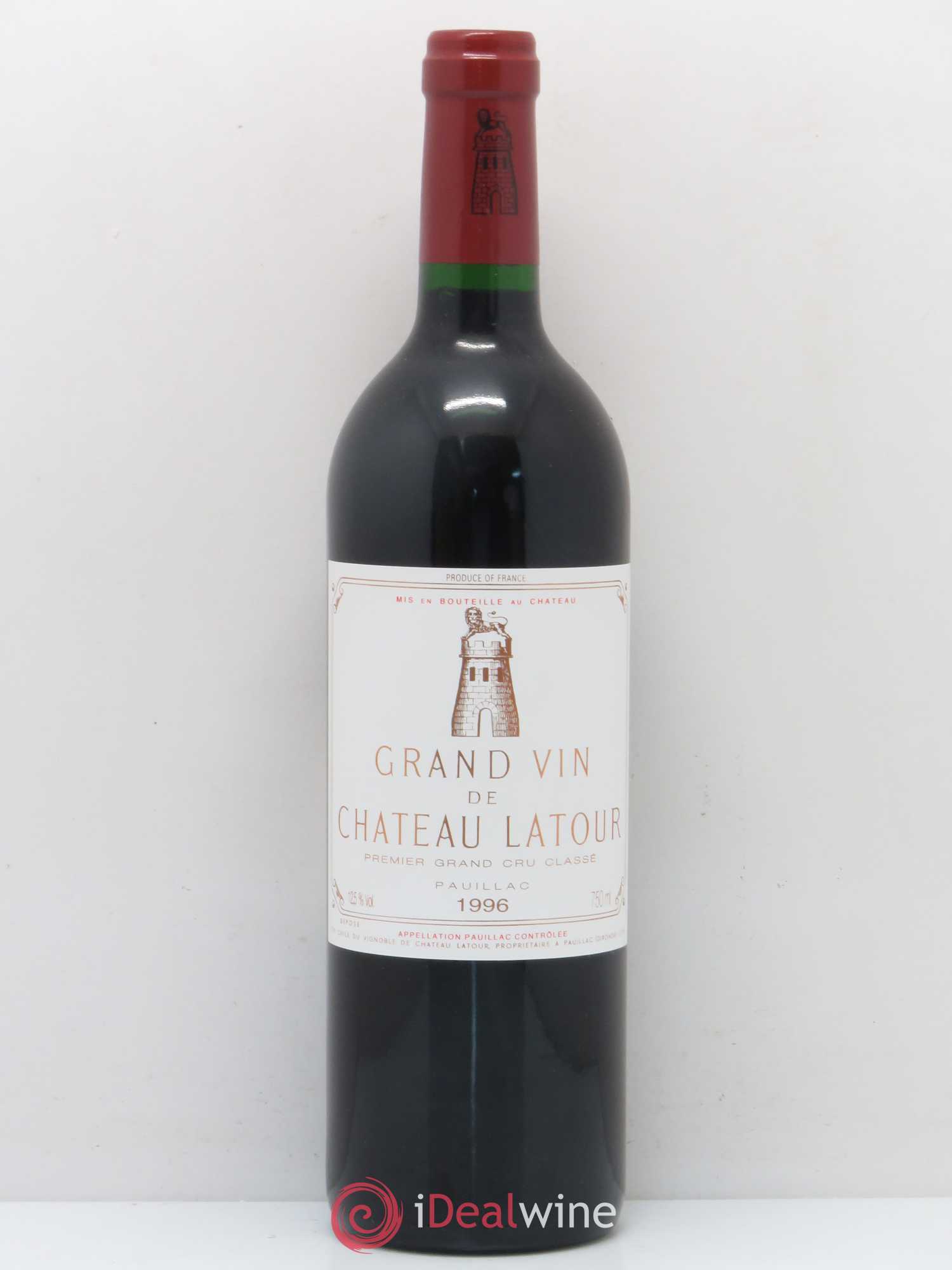 Château Latour 1er Grand Cru Classé 1996 - Lot de 1 bouteille - 0