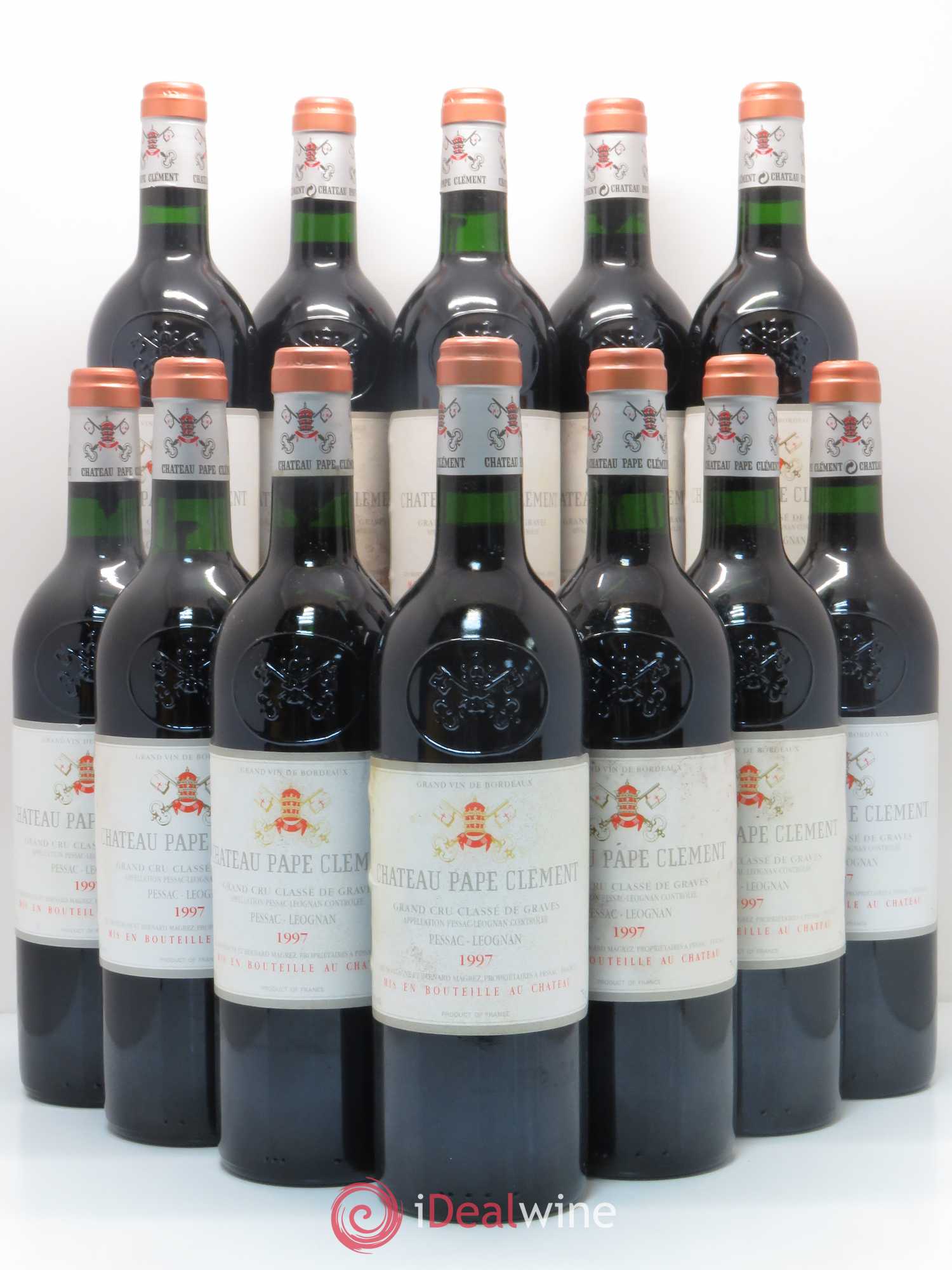 Château Pape Clément Cru Classé de Graves 1997 - Lot de 12 bouteilles - 0