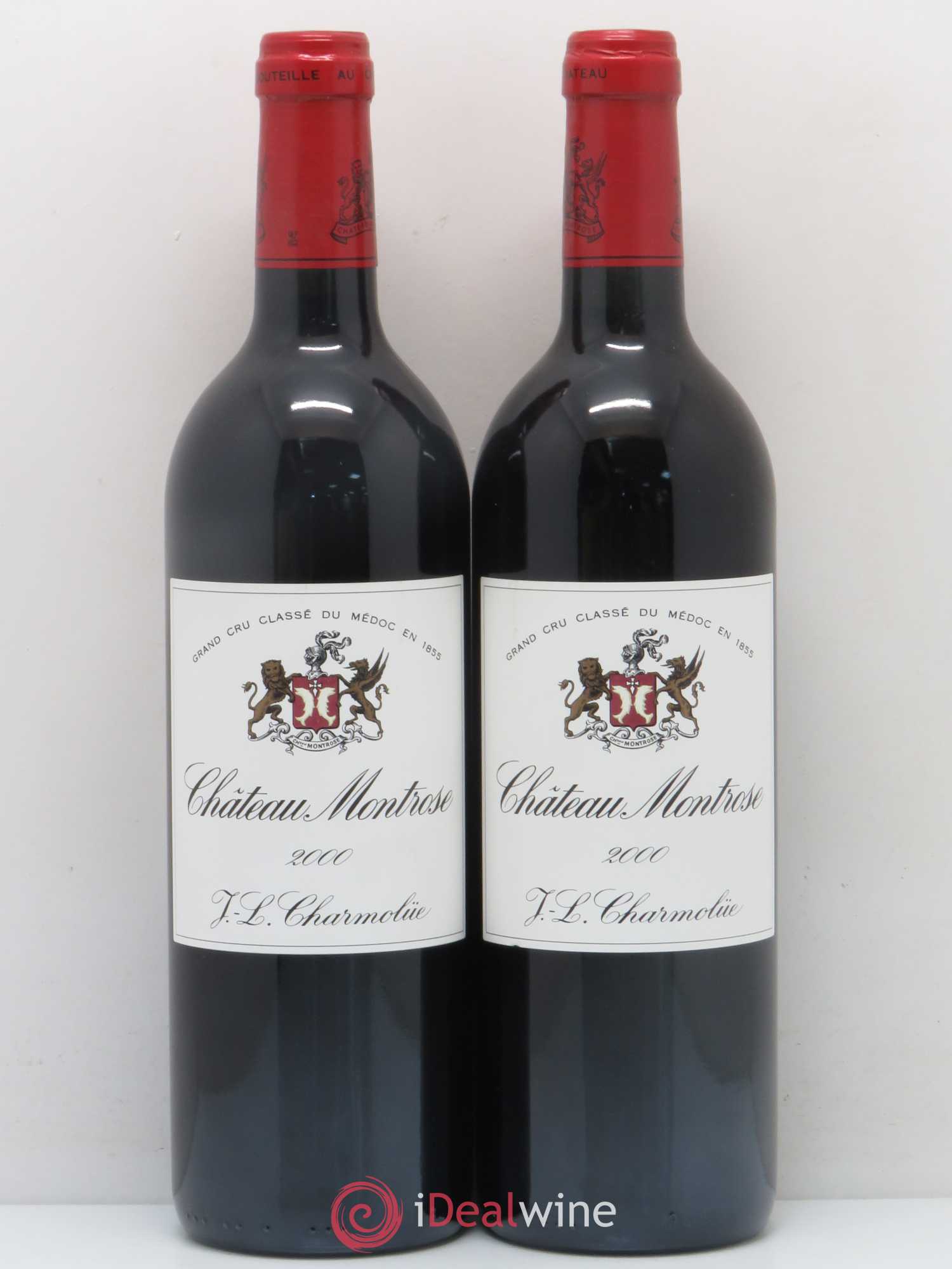 Château Montrose 2ème Grand Cru Classé 2000 - Lot de 2 bouteilles - 0