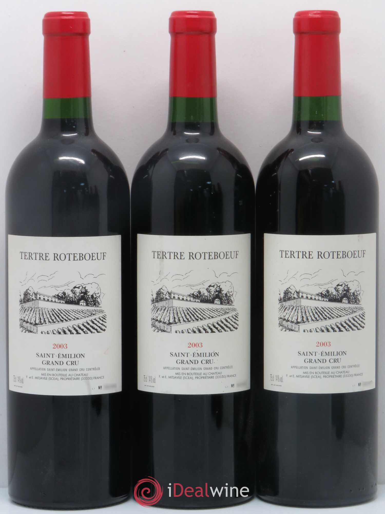 Château Tertre Roteboeuf 2003 - Posten von 5 Flaschen - 1