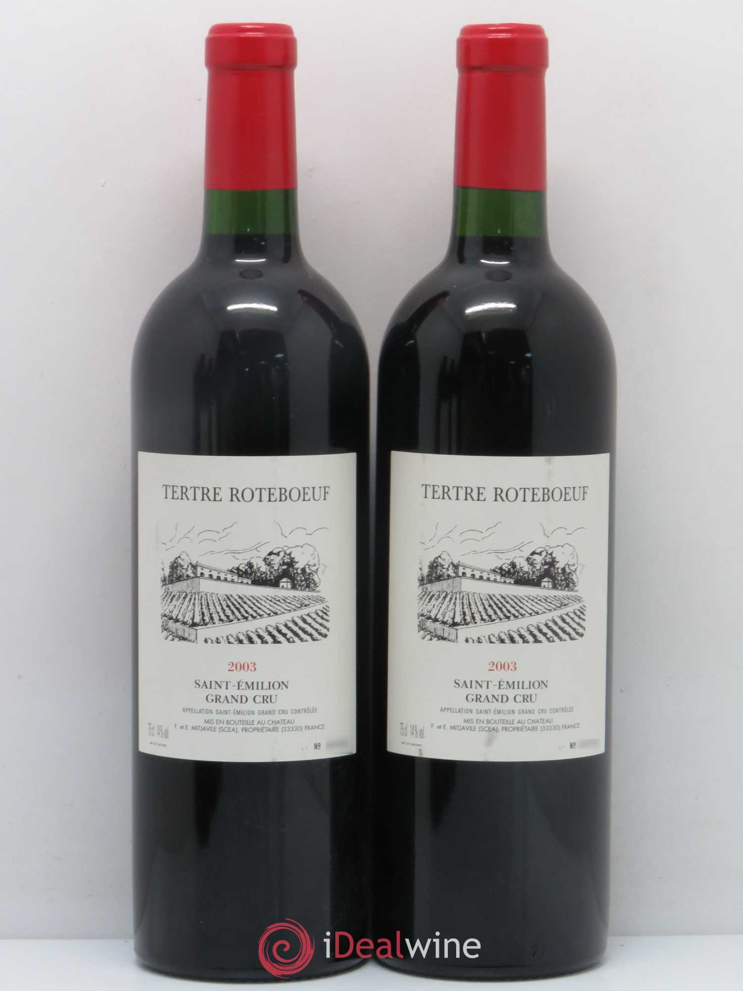 Château Tertre Roteboeuf 2003 - Posten von 5 Flaschen - 2