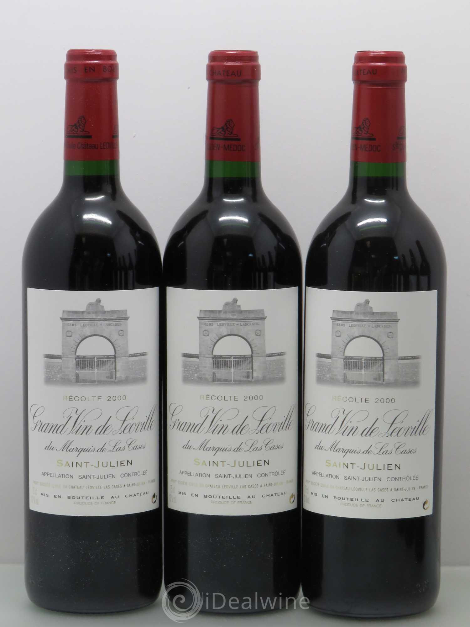 Château Léoville Las Cases 2ème Grand Cru Classé 2000 - Lot de 12 bouteilles - 2