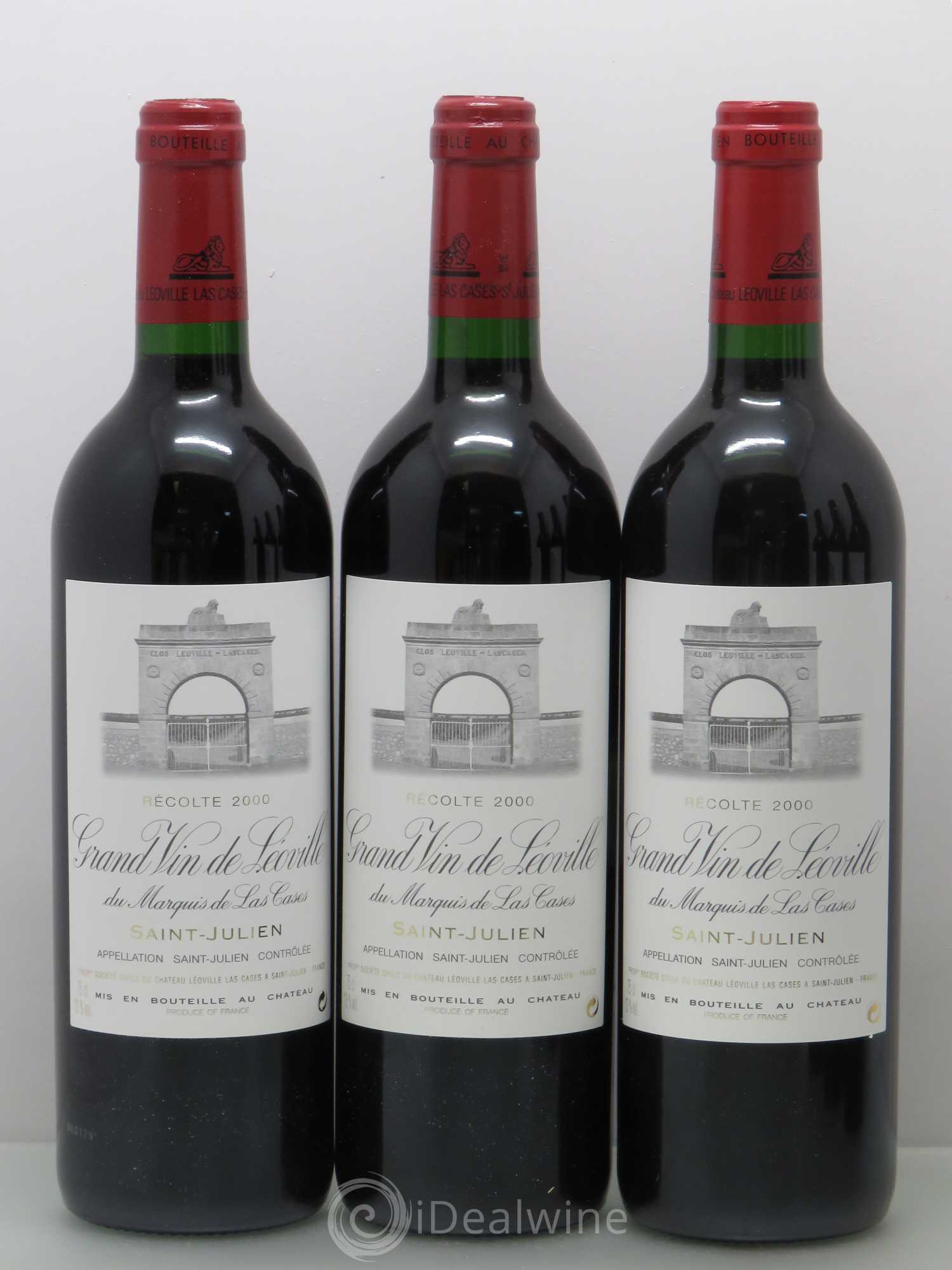 Château Léoville Las Cases 2ème Grand Cru Classé 2000 - Lot de 12 bouteilles - 3