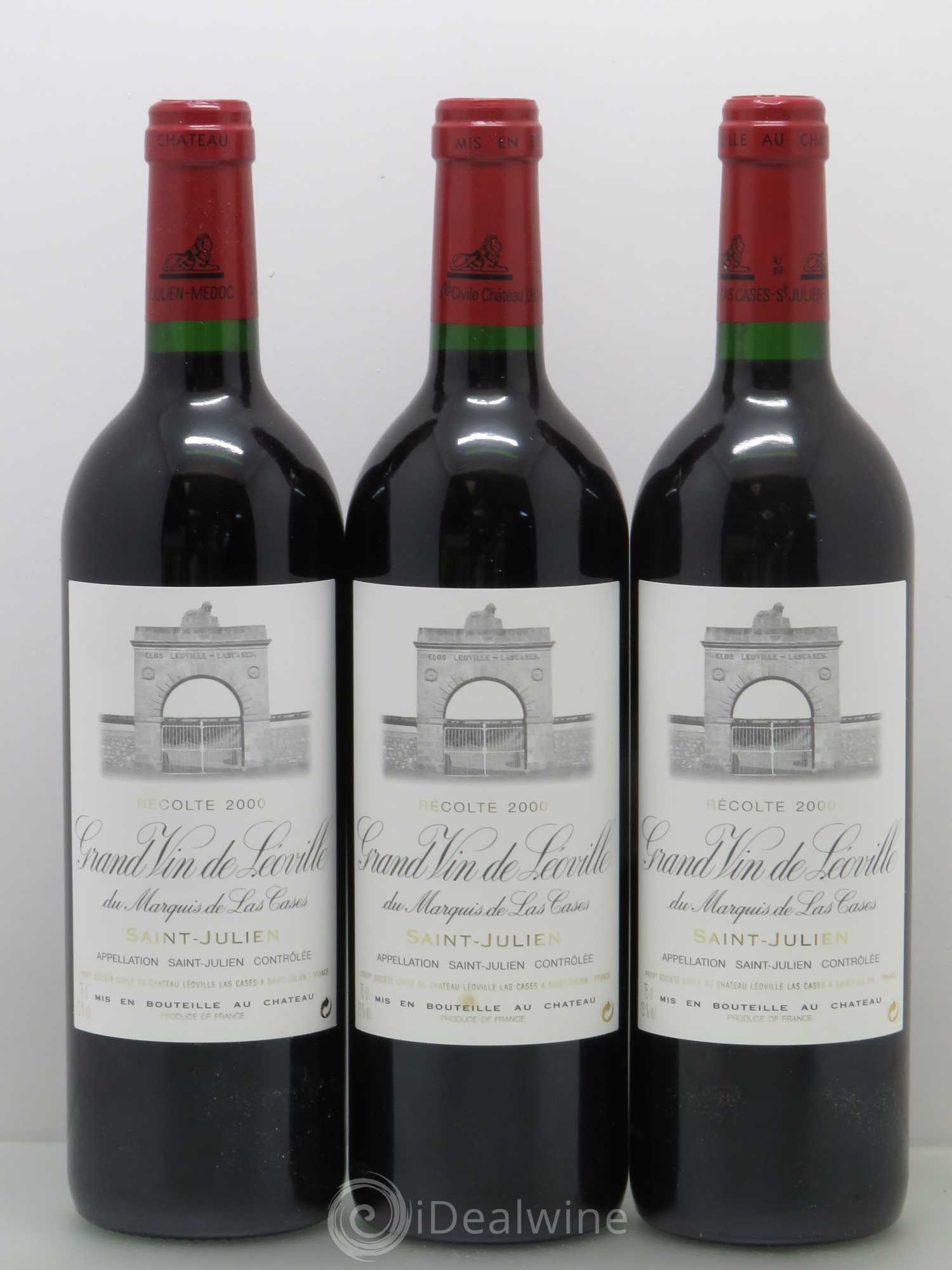 Château Léoville Las Cases 2ème Grand Cru Classé 2000 - Lot de 12 bouteilles - 4