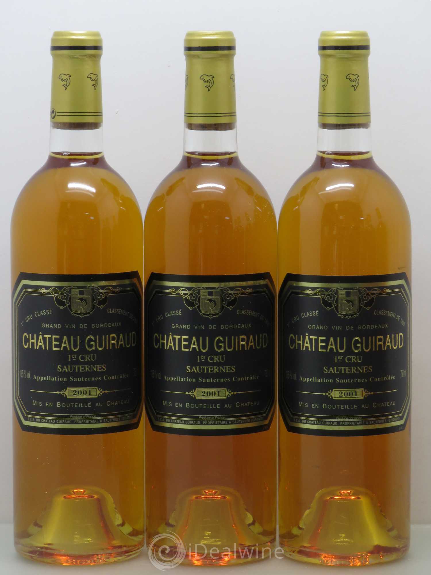 Château Guiraud 1er Grand Cru Classé 2001 - Lotto di 6 bottiglie - 1