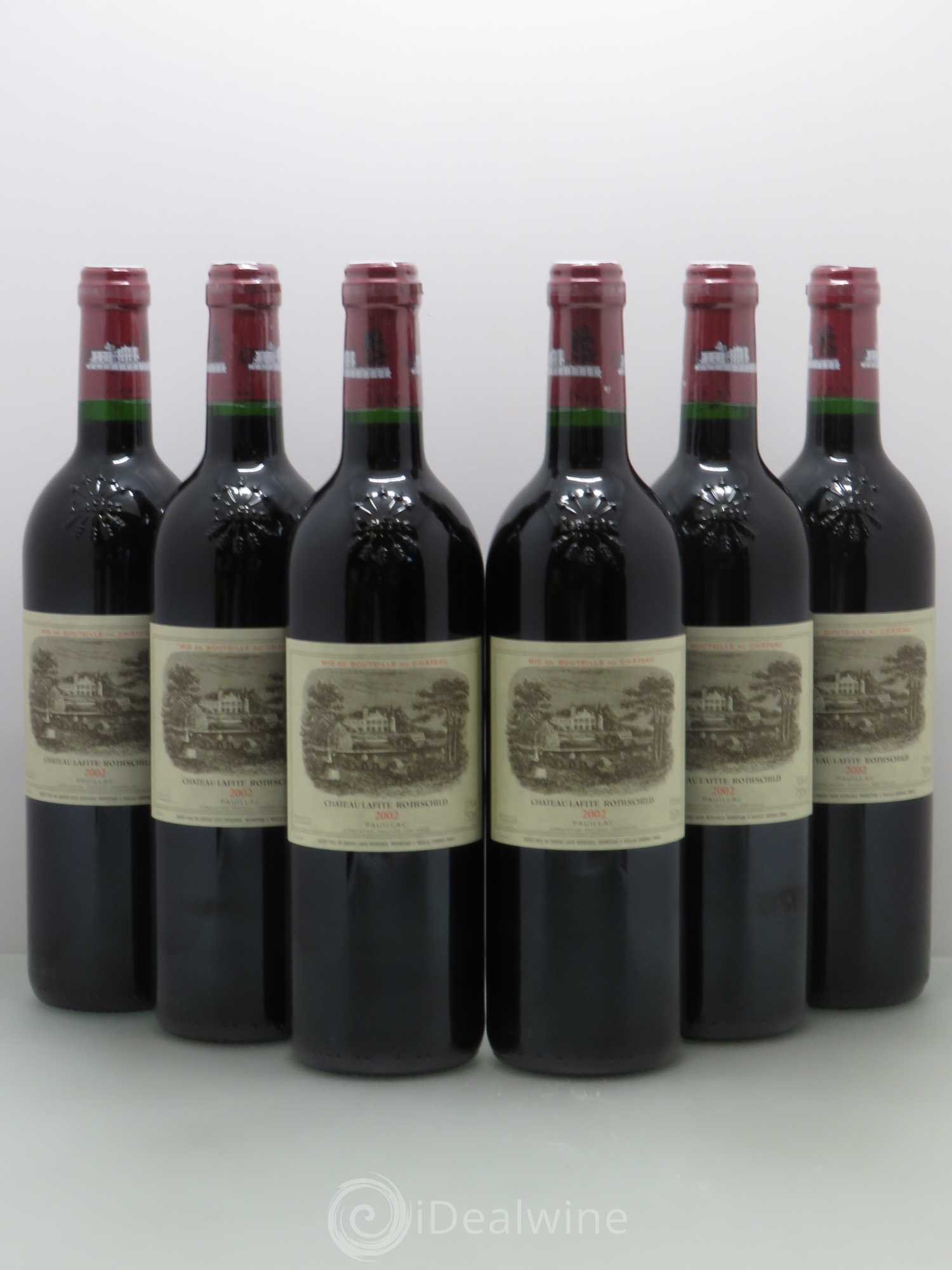 Château Lafite Rothschild 1er Grand Cru Classé 2002 - Lot de 6 bouteilles - 0