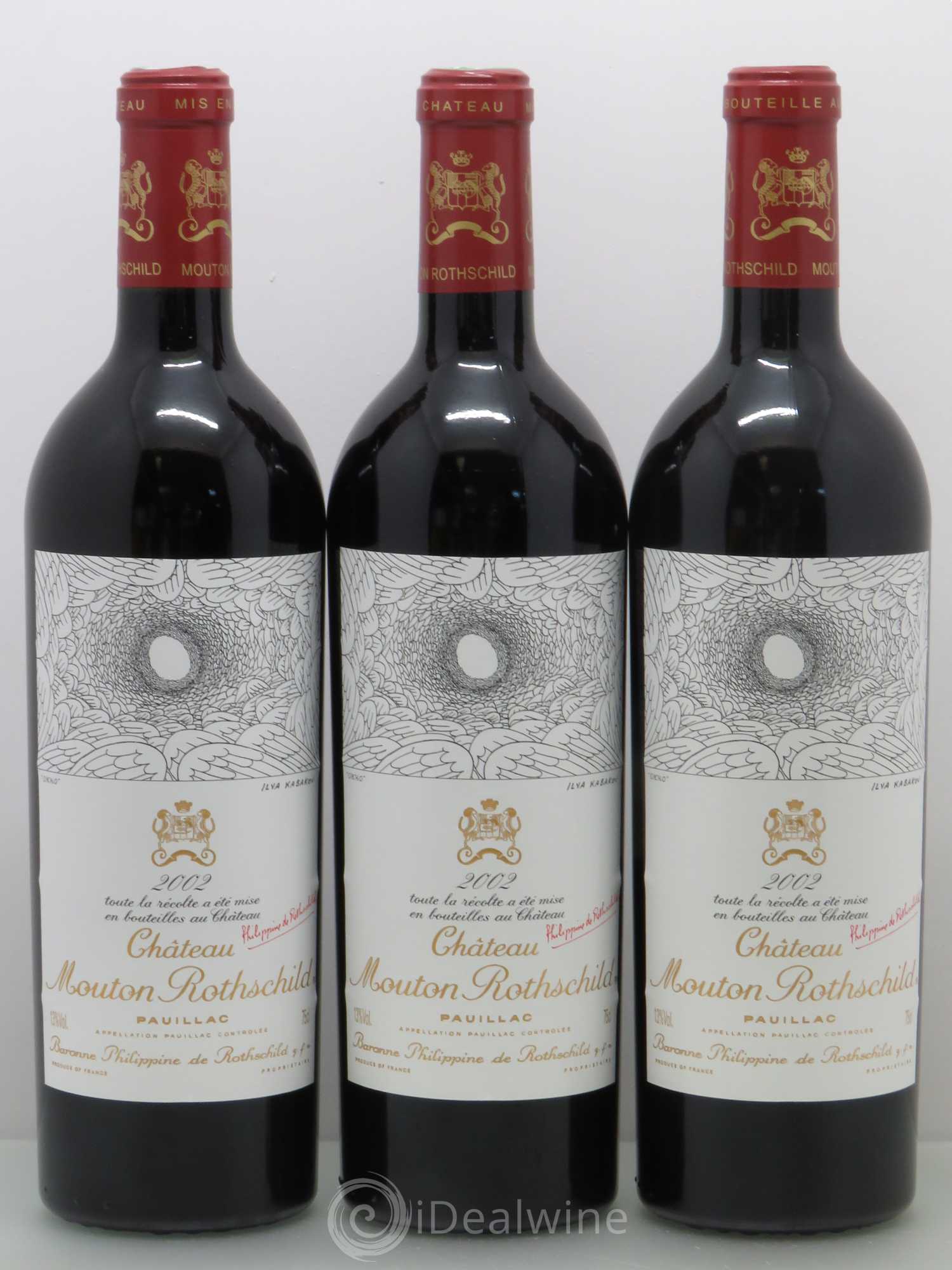 Château Mouton Rothschild 1er Grand Cru Classé 2002 - Lot de 12 bouteilles - 4