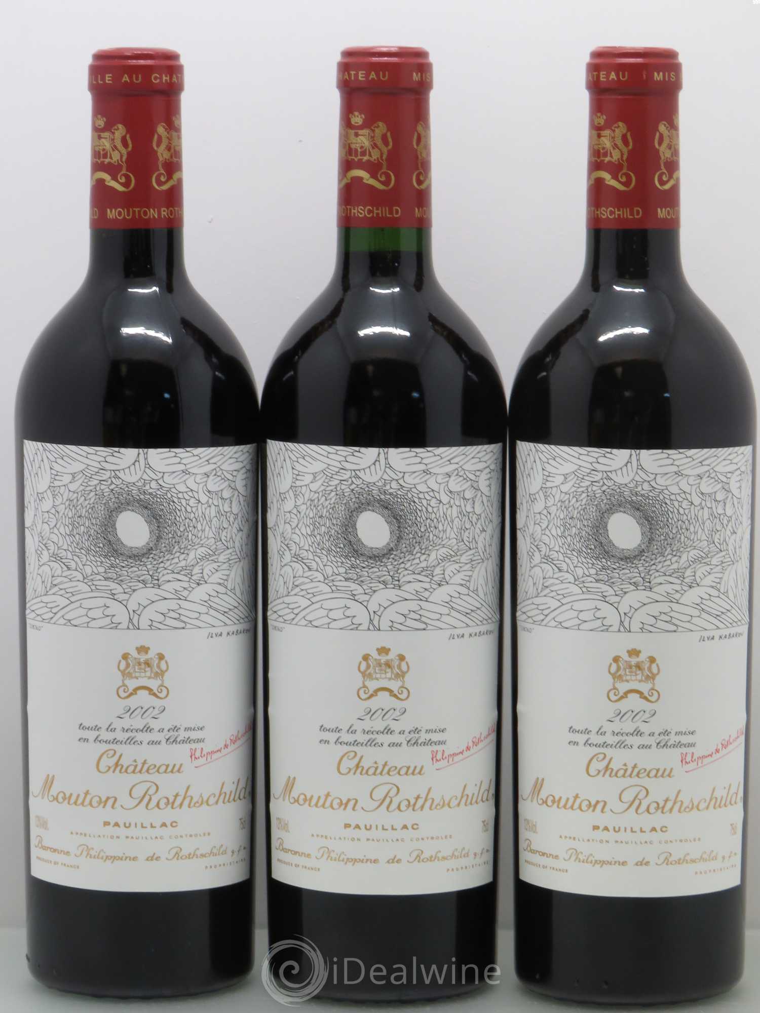 Château Mouton Rothschild 1er Grand Cru Classé 2002 - Lot de 6 bouteilles - 2