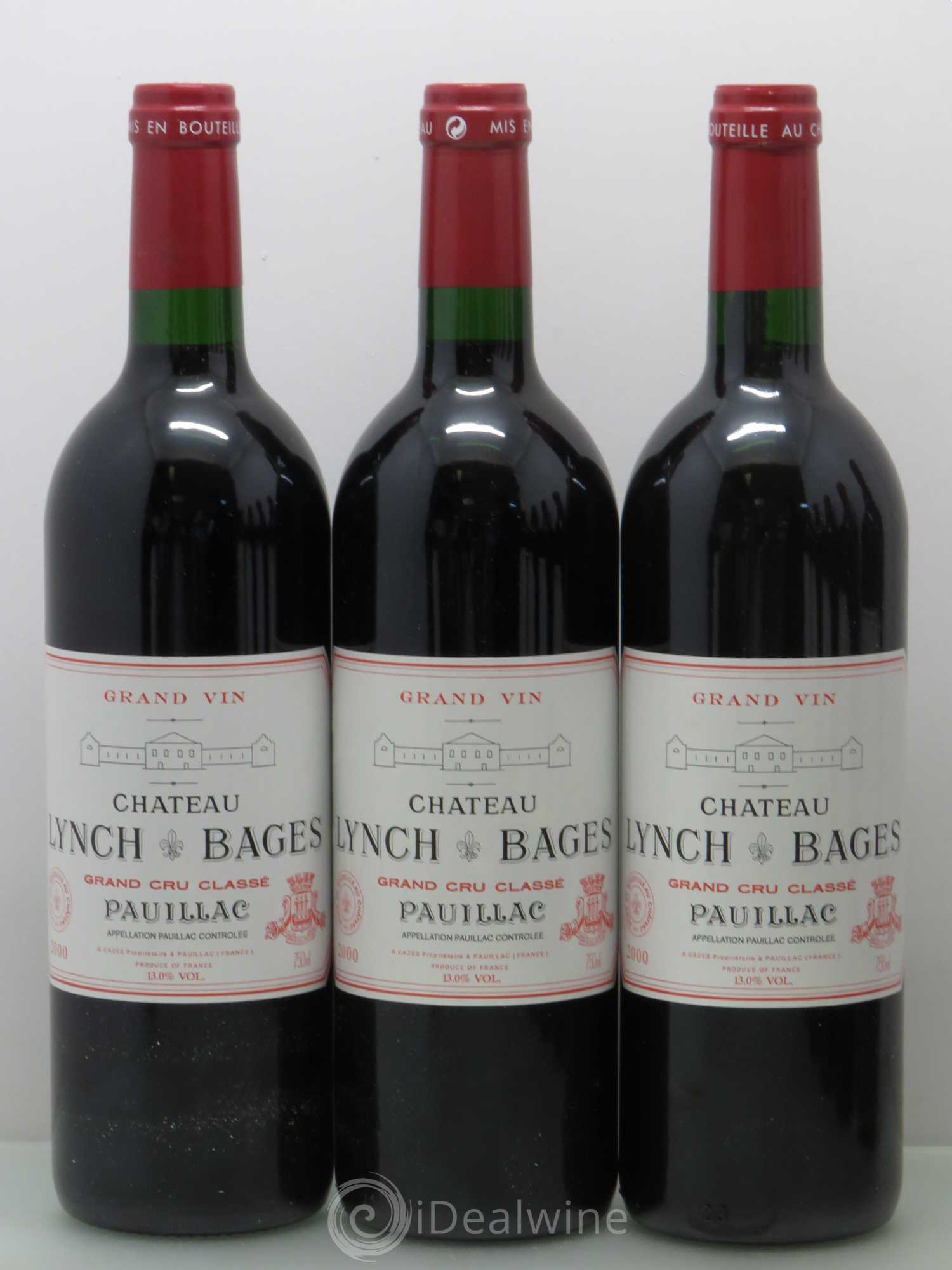 Château Lynch Bages 5ème Grand Cru Classé 2000 - Lot de 12 bouteilles - 2
