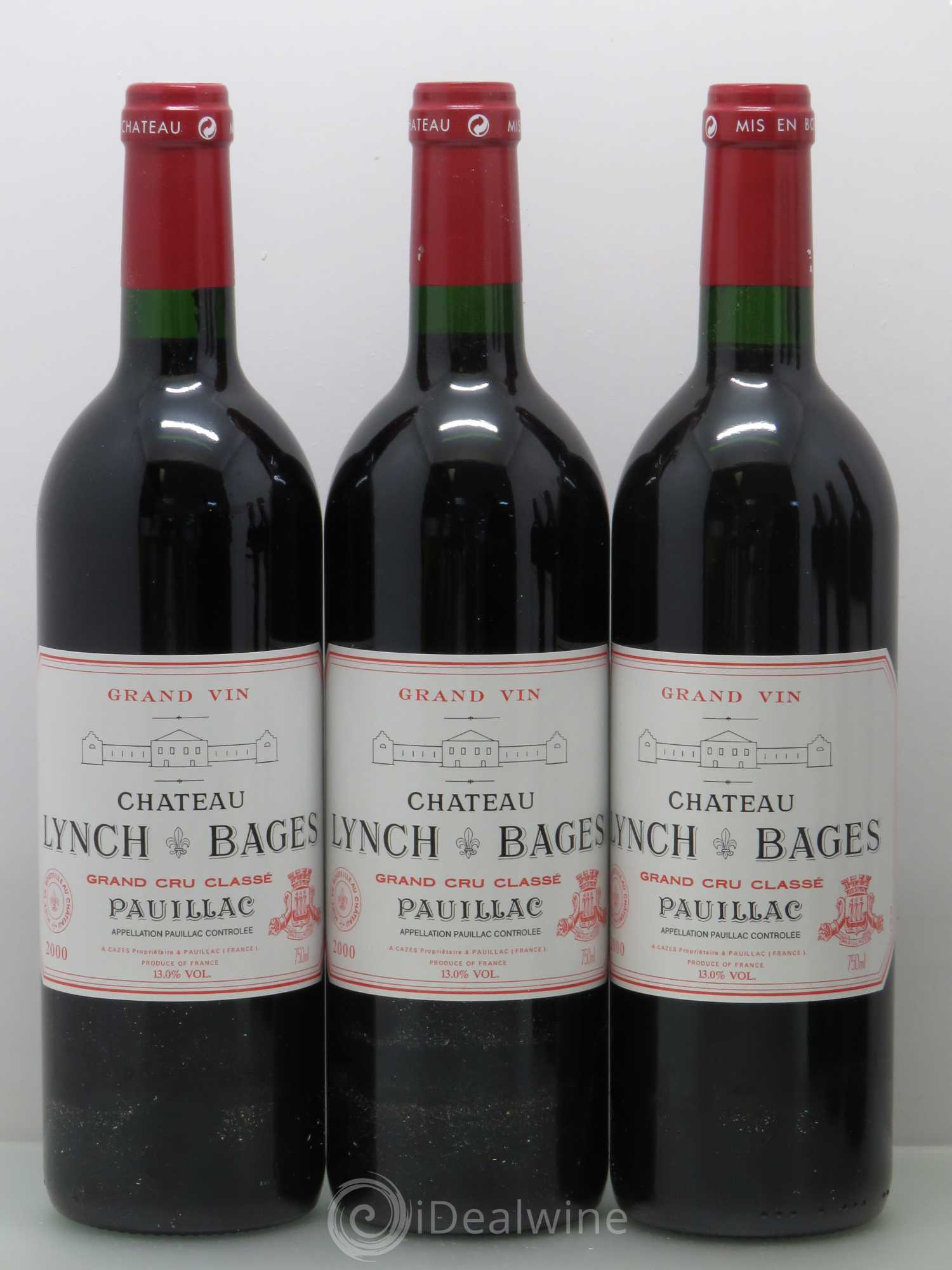 Château Lynch Bages 5ème Grand Cru Classé 2000 - Lot de 12 bouteilles - 3