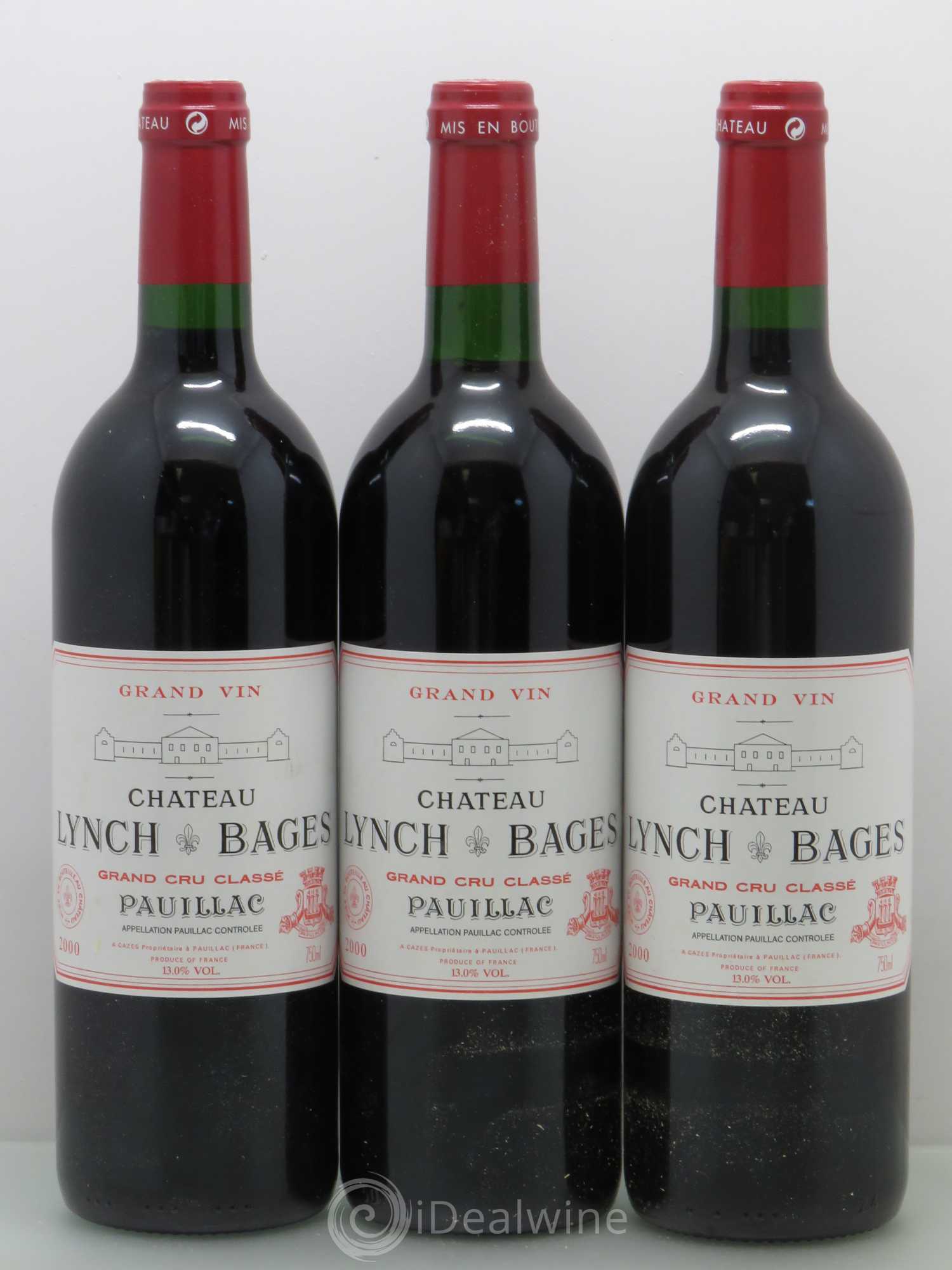Château Lynch Bages 5ème Grand Cru Classé 2000 - Lot de 12 bouteilles - 4