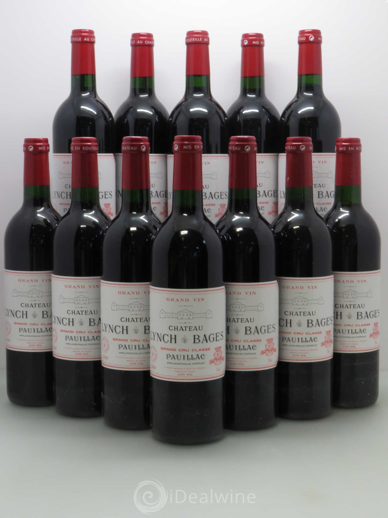 Château Lynch Bages 5ème Grand Cru Classé 2000 - Lot de 12 bouteilles - 0