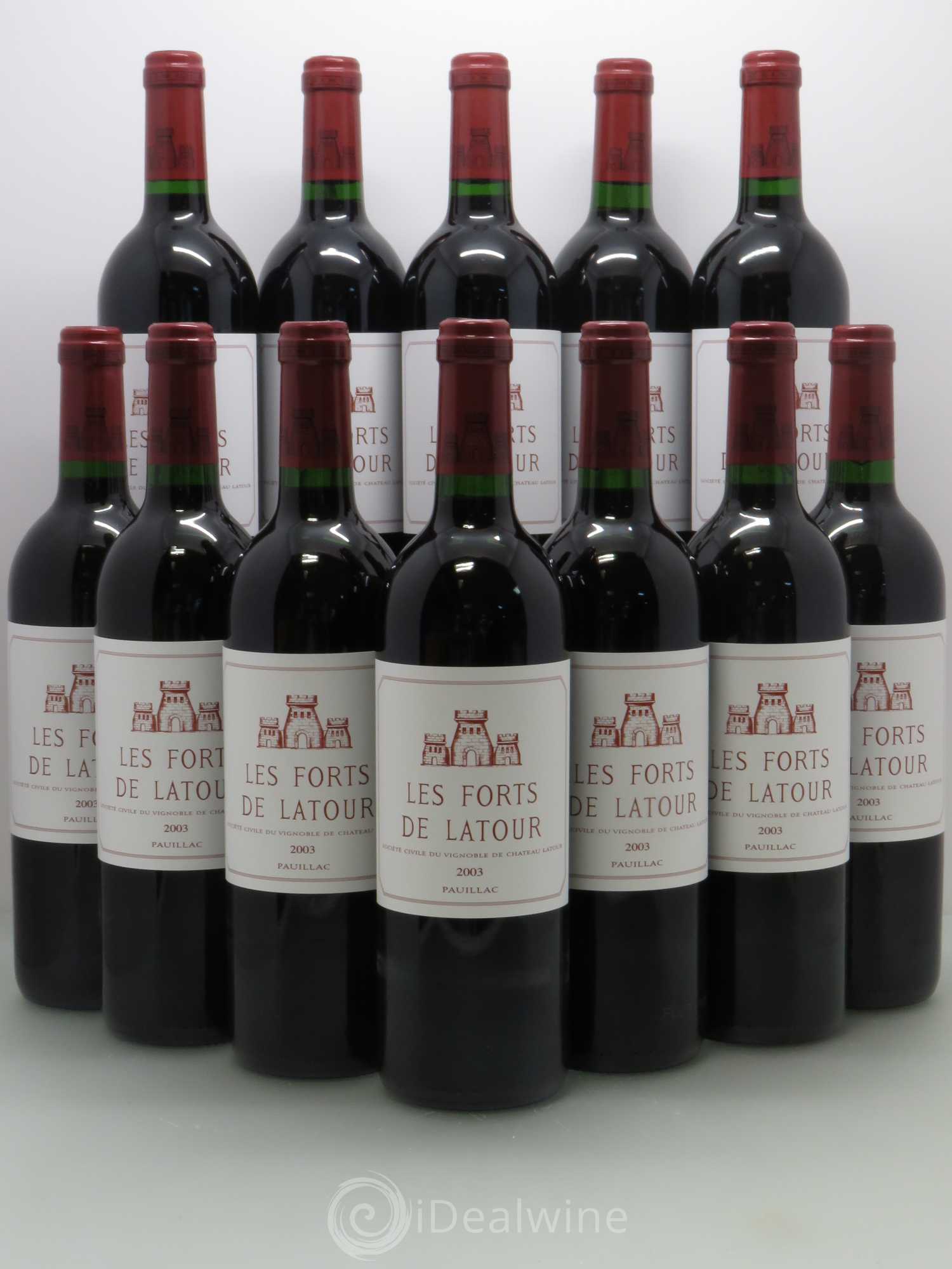 Les Forts de Latour Second Vin 2003 - Lot de 12 bouteilles - 0