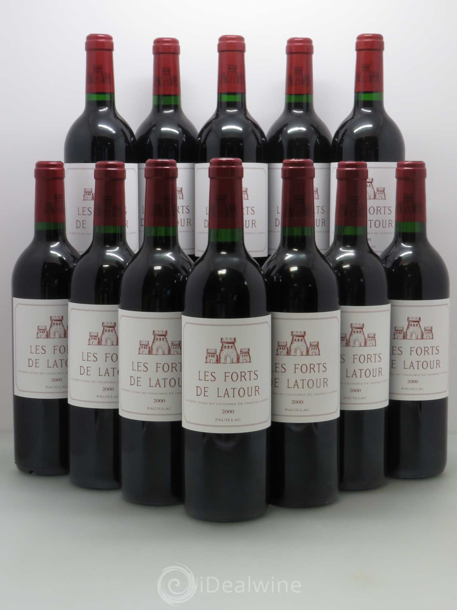 Les Forts de Latour Second Vin 2000 - Lot de 12 bouteilles - 0