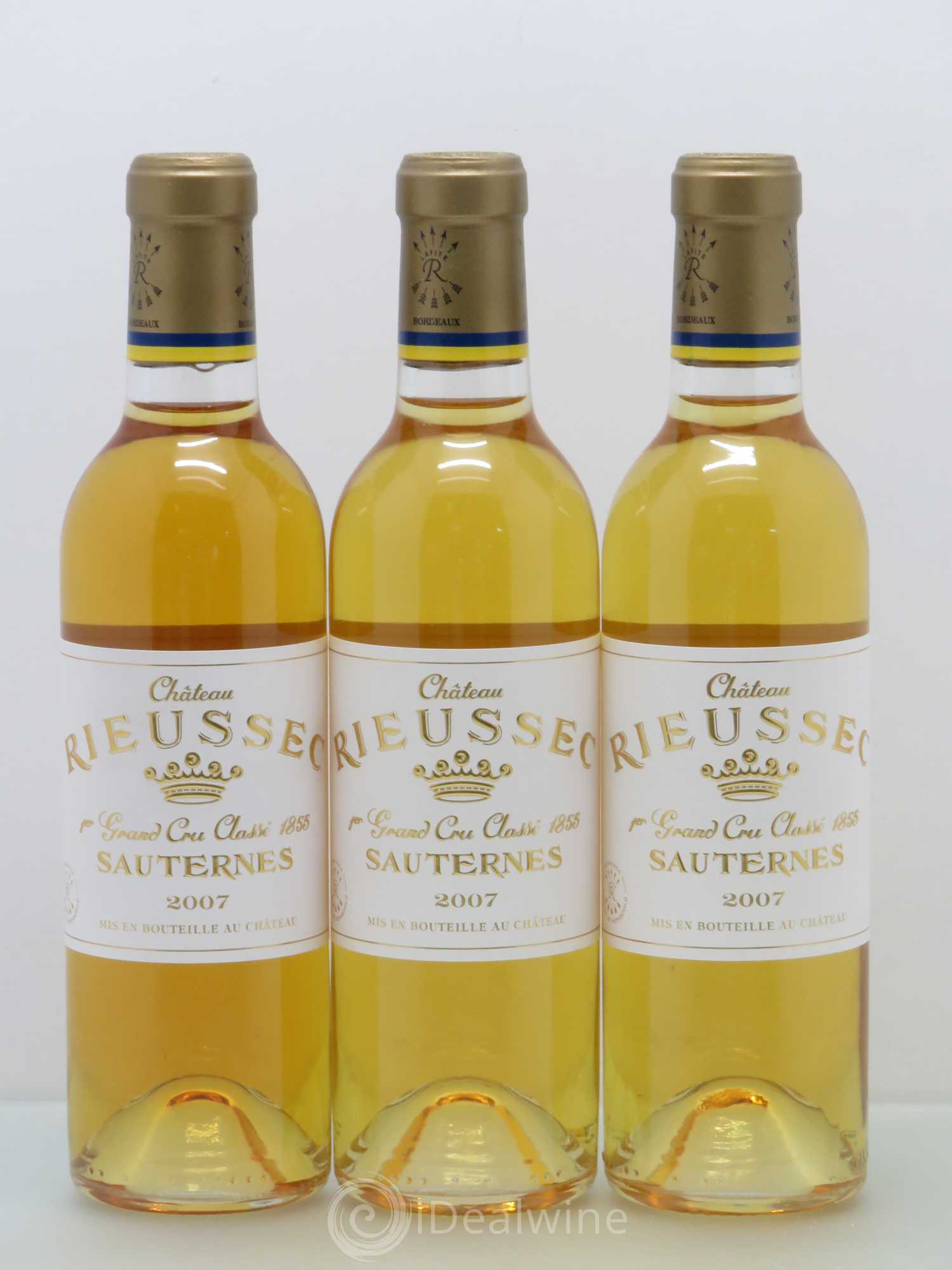 Château Rieussec 1er Grand Cru Classé 2007 - Posten von 6 Demi-Flaschen - 2