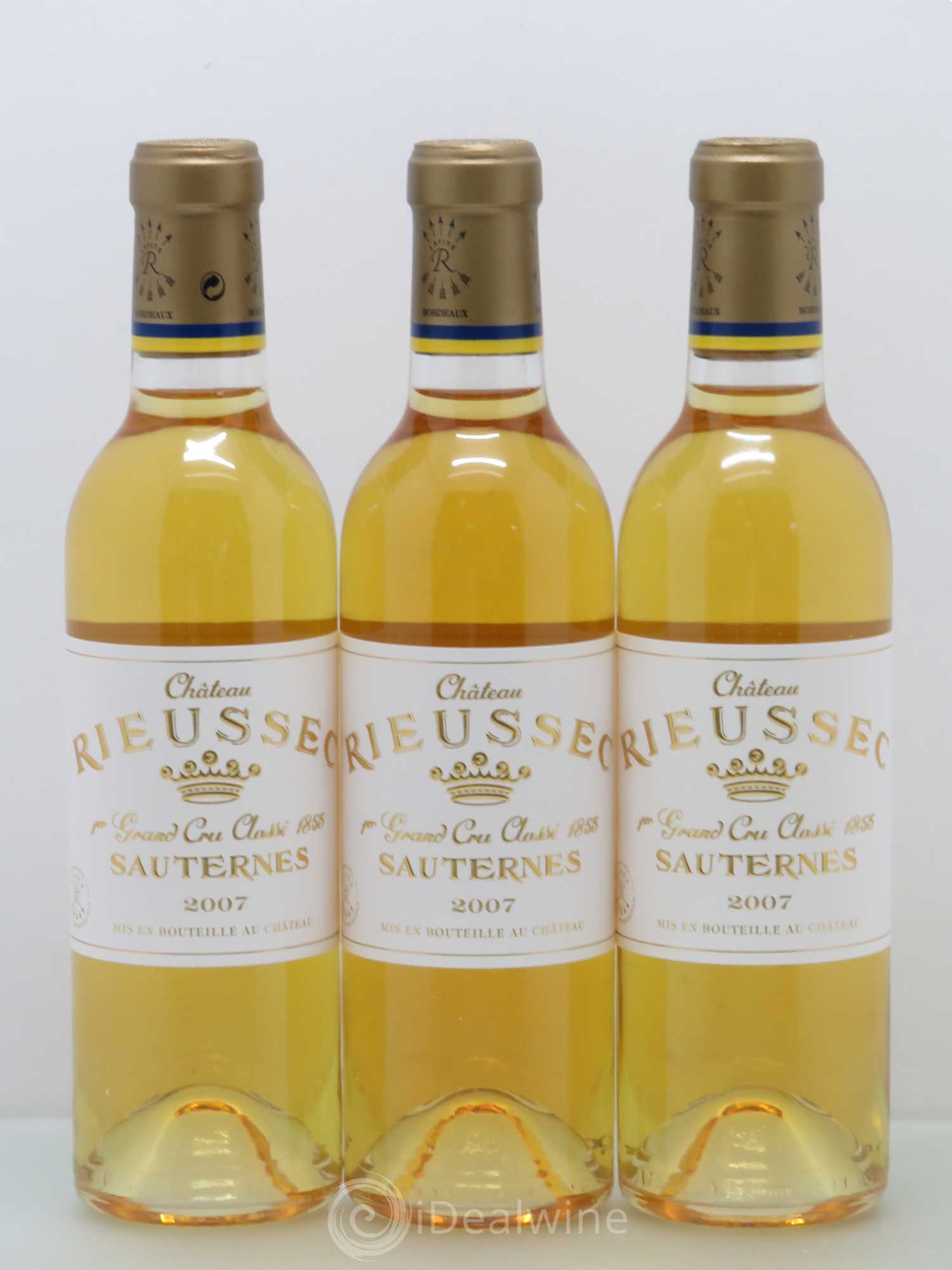 Château Rieussec 1er Grand Cru Classé 2007 - Posten von 6 Demi-Flaschen - 1