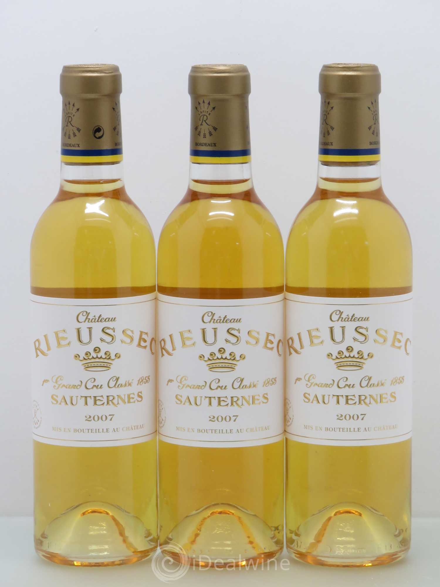 Château Rieussec 1er Grand Cru Classé 2007 - Posten von 6 Demi-Flaschen - 2