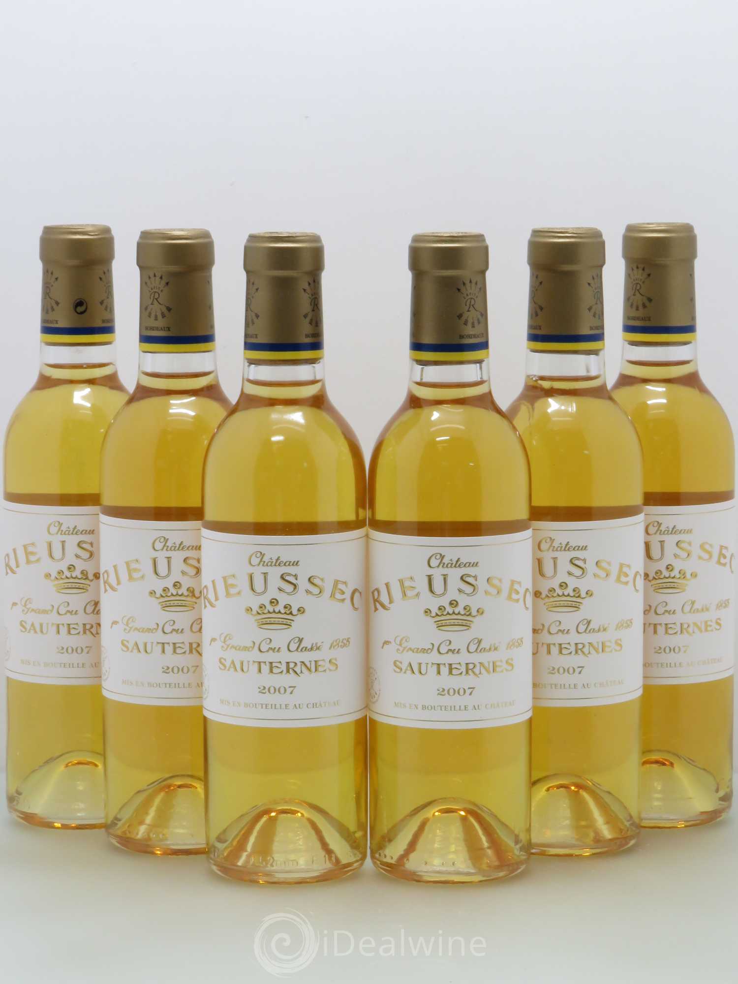 Château Rieussec 1er Grand Cru Classé 2007 - Posten von 6 Demi-Flaschen - 0