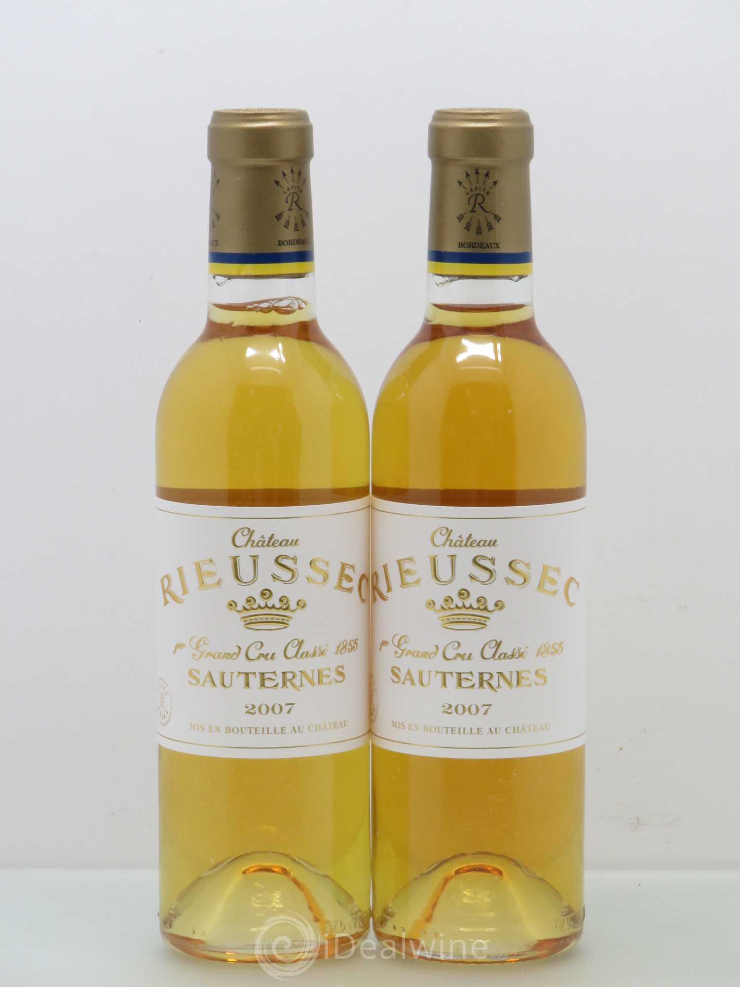 Château Rieussec 1er Grand Cru Classé 2007 - Posten von 2 Demi-Flaschen - 0
