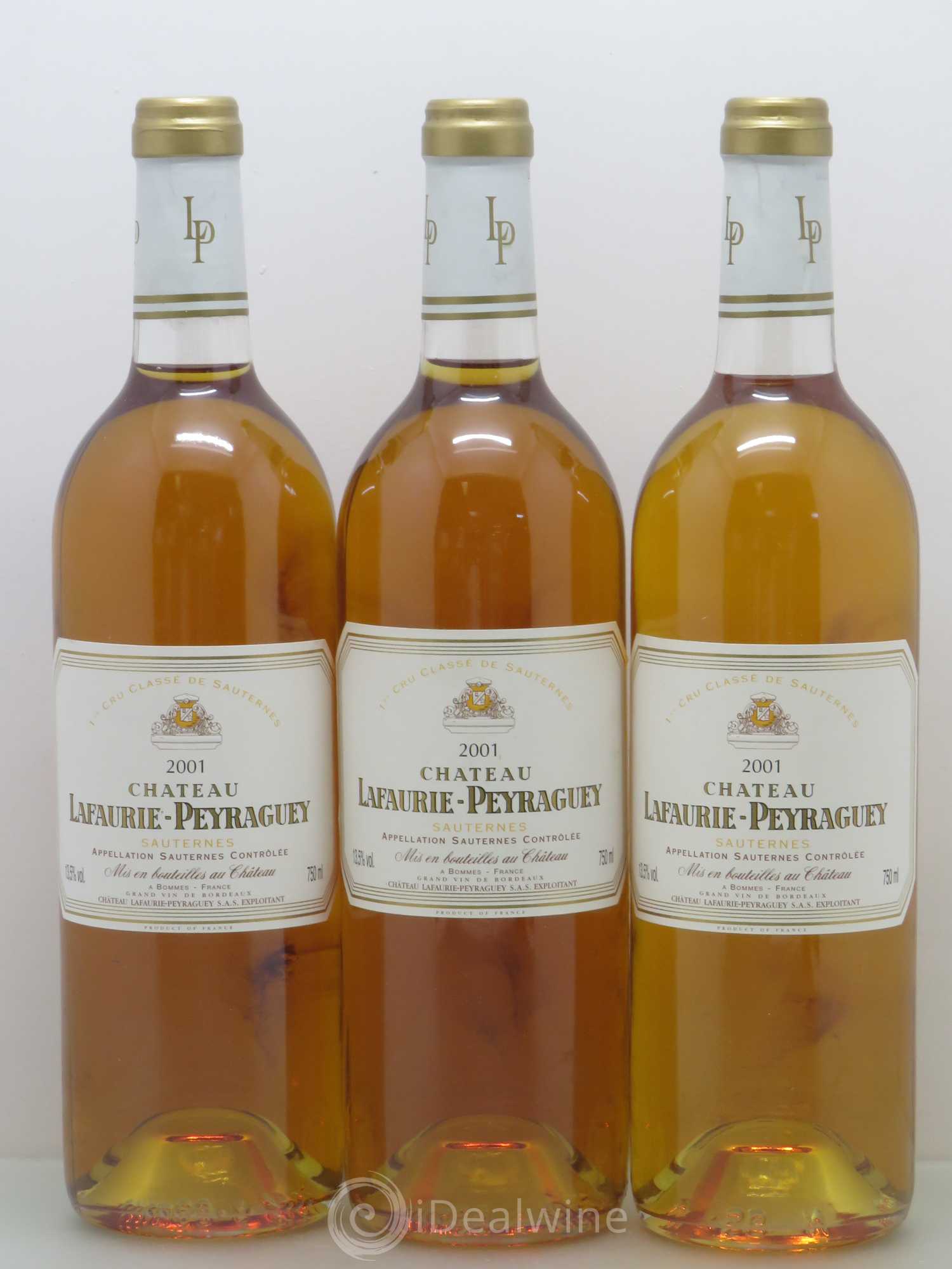 Château Lafaurie-Peyraguey 1er Grand Cru Classé 2001 - Lotto di 6 bottiglie - 2