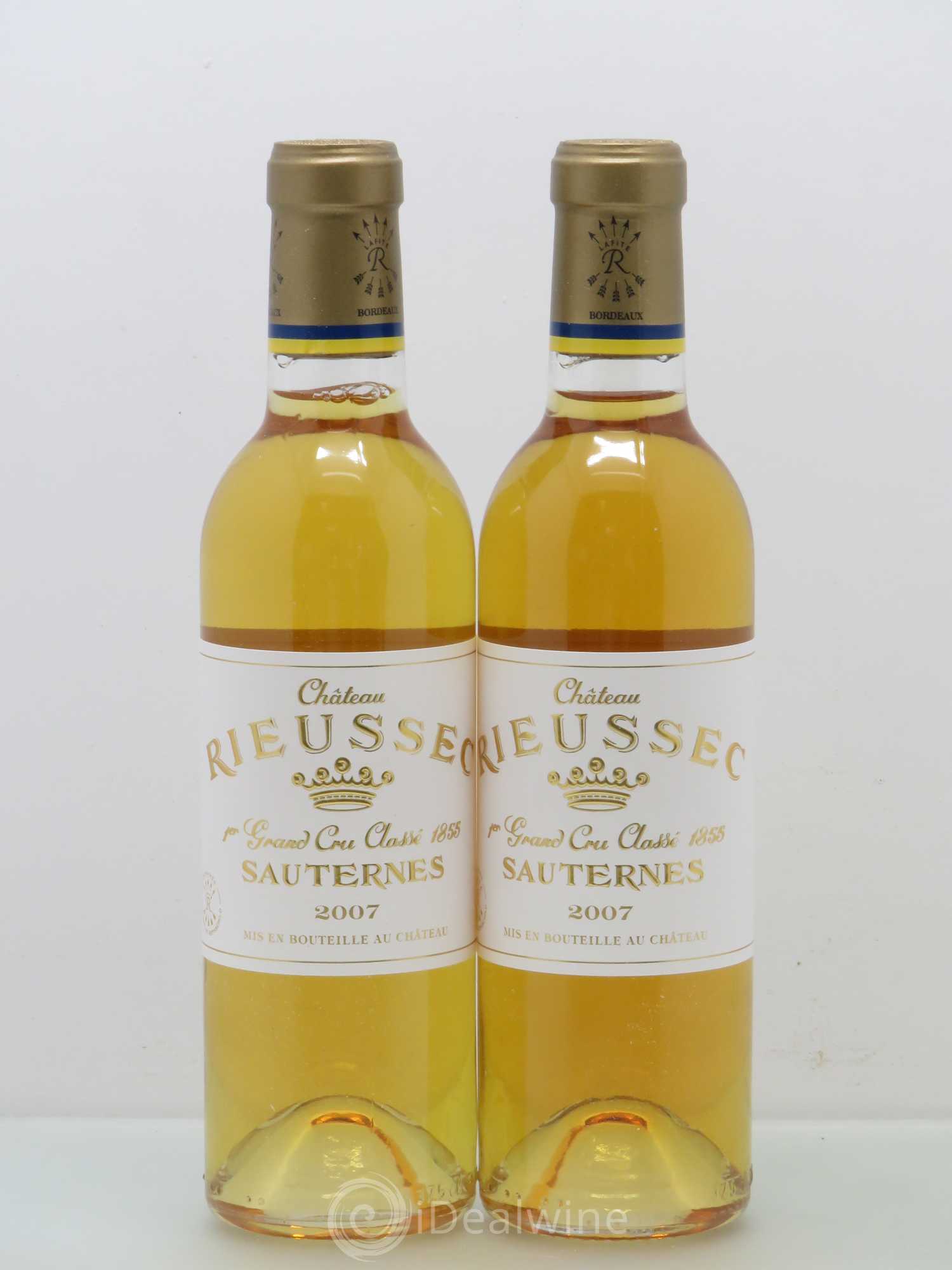 Château Rieussec 1er Grand Cru Classé 2007 - Posten von 2 Demi-Flaschen - 0