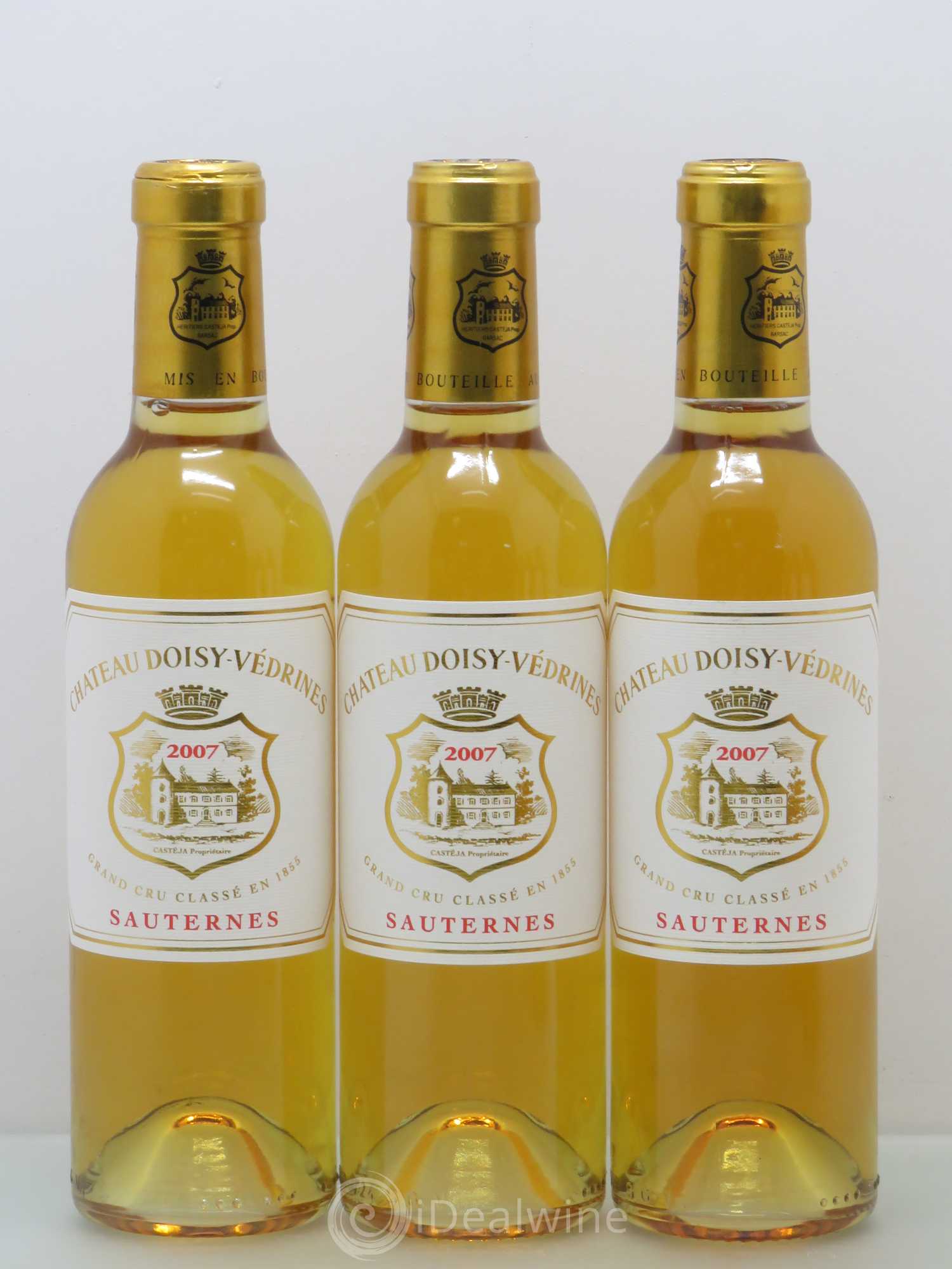 Château Doisy-Védrines 2ème Grand Cru Classé 2007 - Posten von 6 Demi-Flaschen - 1