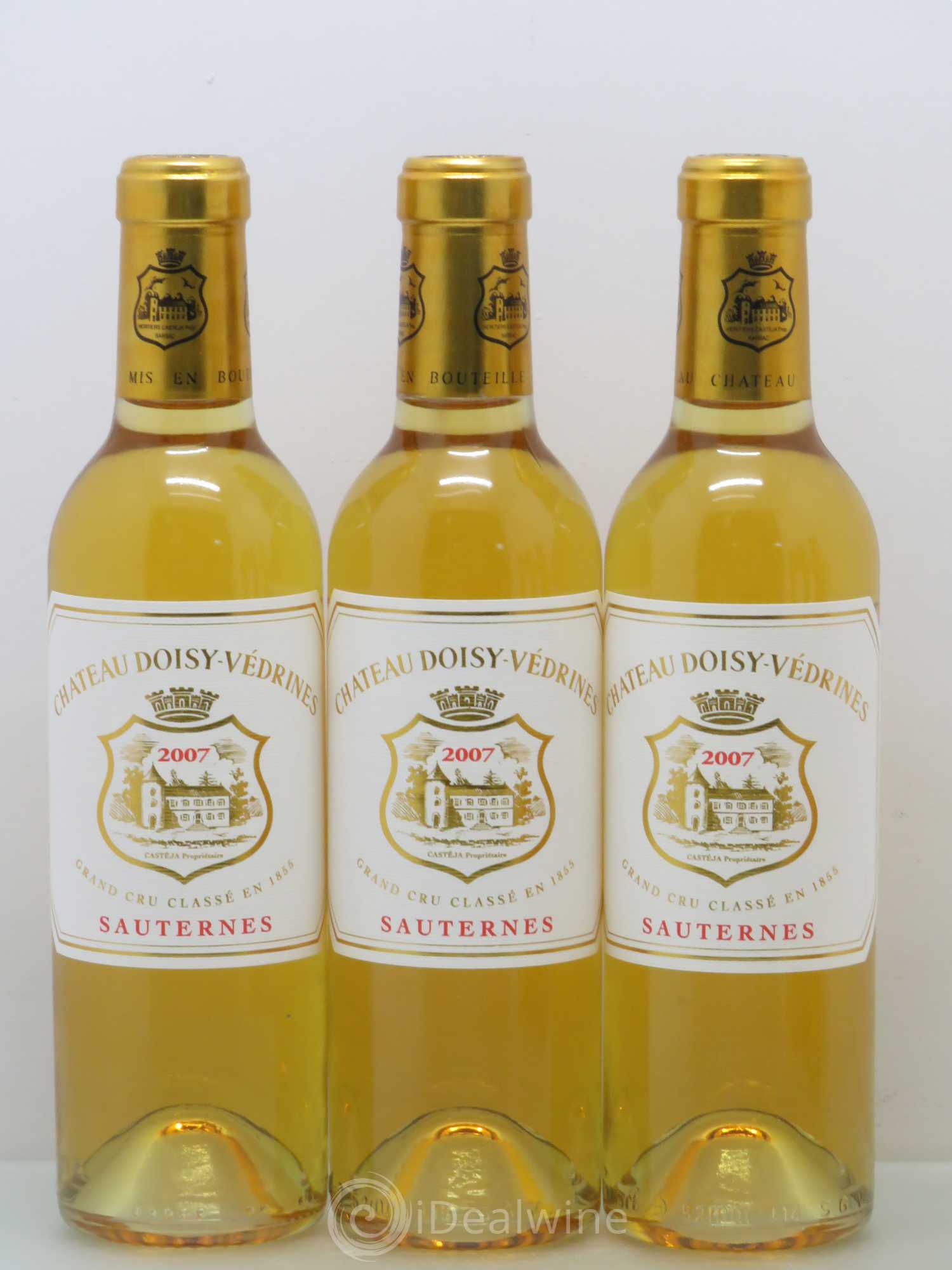 Château Doisy-Védrines 2ème Grand Cru Classé 2007 - Posten von 6 Demi-Flaschen - 1