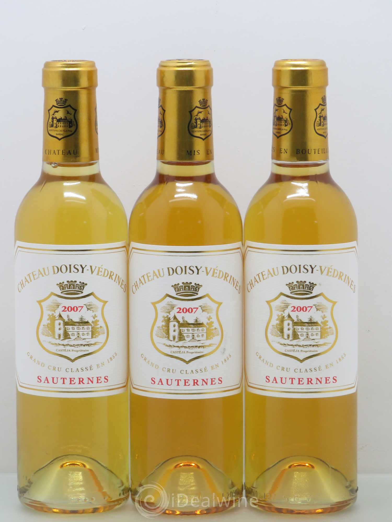 Château Doisy-Védrines 2ème Grand Cru Classé 2007 - Posten von 6 Demi-Flaschen - 2