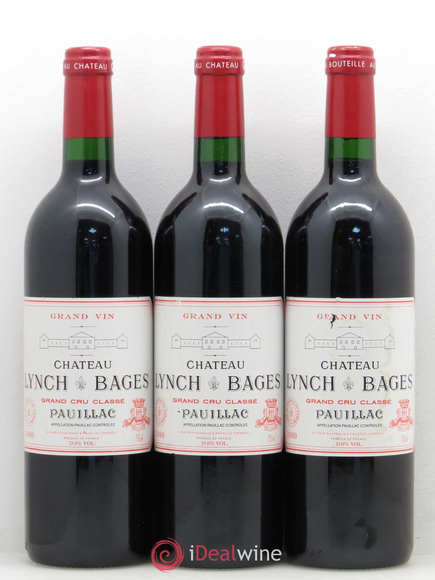 Château Lynch Bages 5ème Grand Cru Classé 2000 - Lot de 6 bouteilles - 2