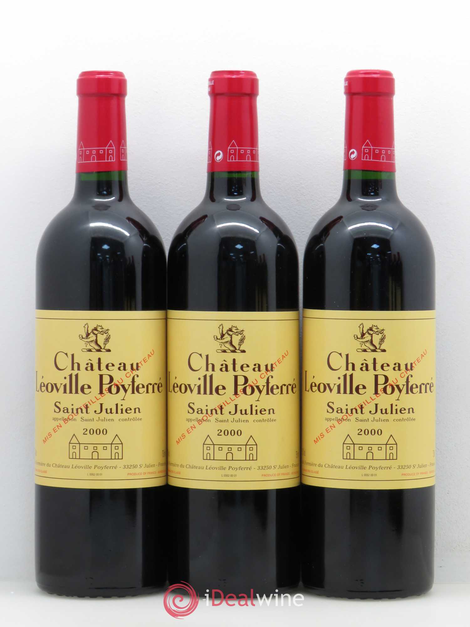 Château Léoville Poyferré 2ème Grand Cru Classé 2000 - Lot de 6 bouteilles - 2