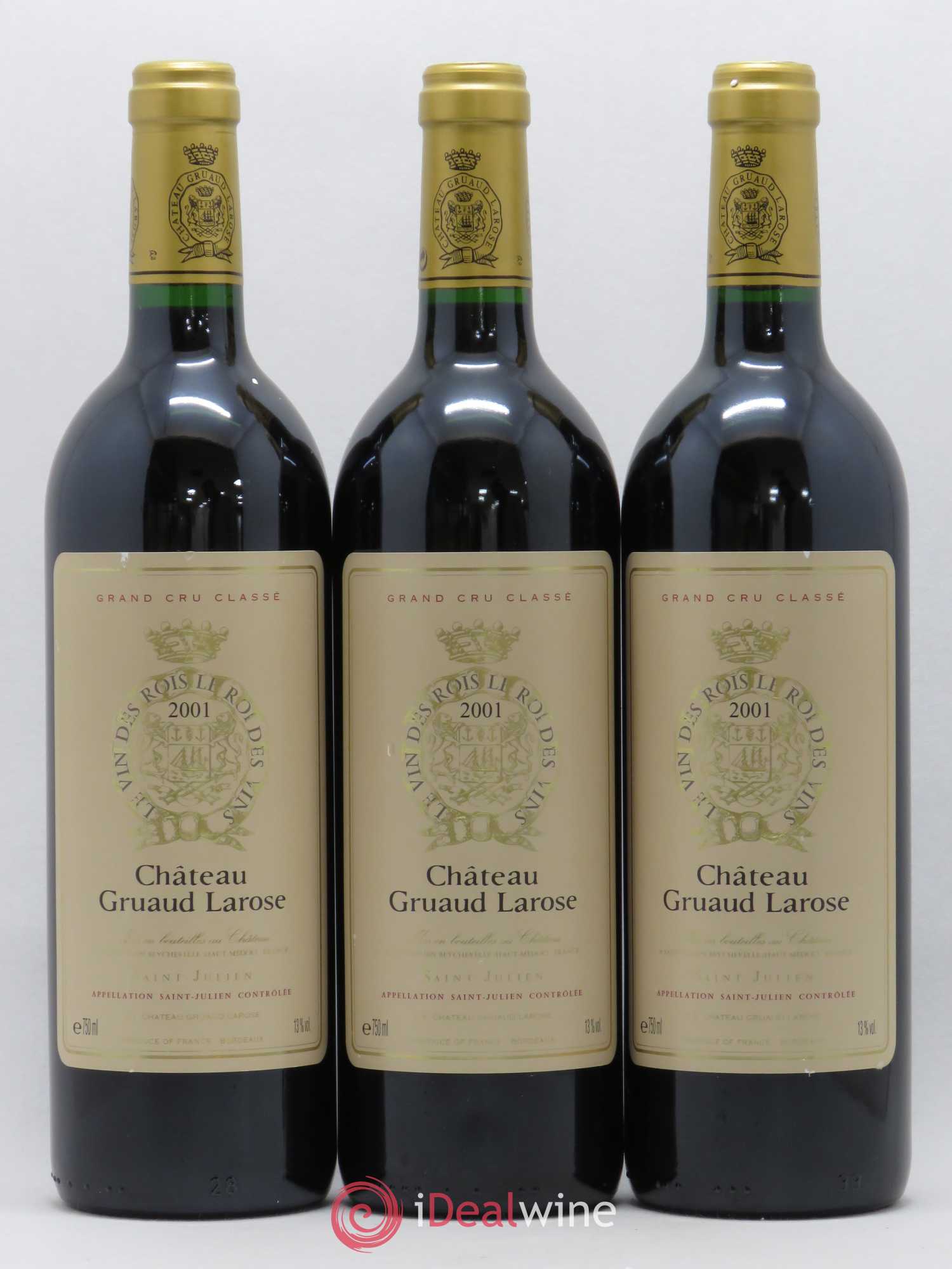 Château Gruaud Larose 2ème Grand Cru Classé 2001 - Lot de 6 bouteilles - 2