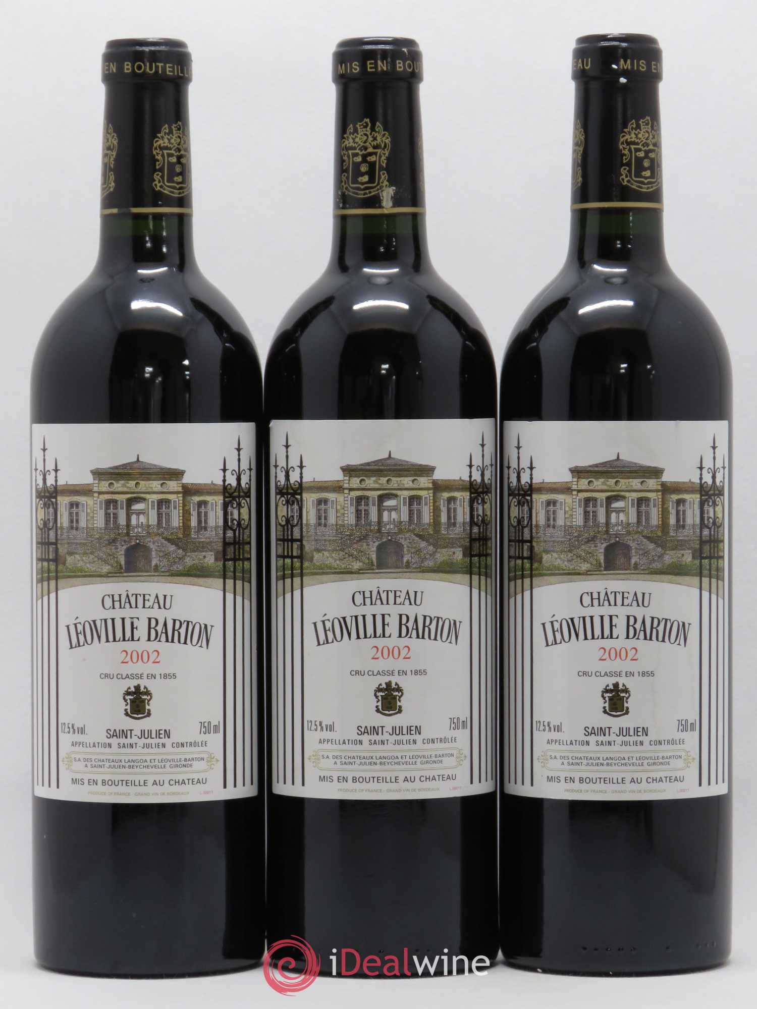 Château Léoville Barton 2ème Grand Cru Classé 2002 - Lot de 6 bouteilles - 2