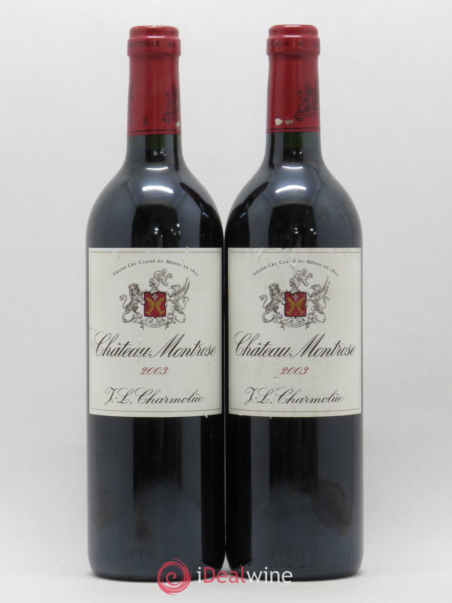 Château Montrose 2ème Grand Cru Classé 2003 - Lot de 2 bouteilles - 0
