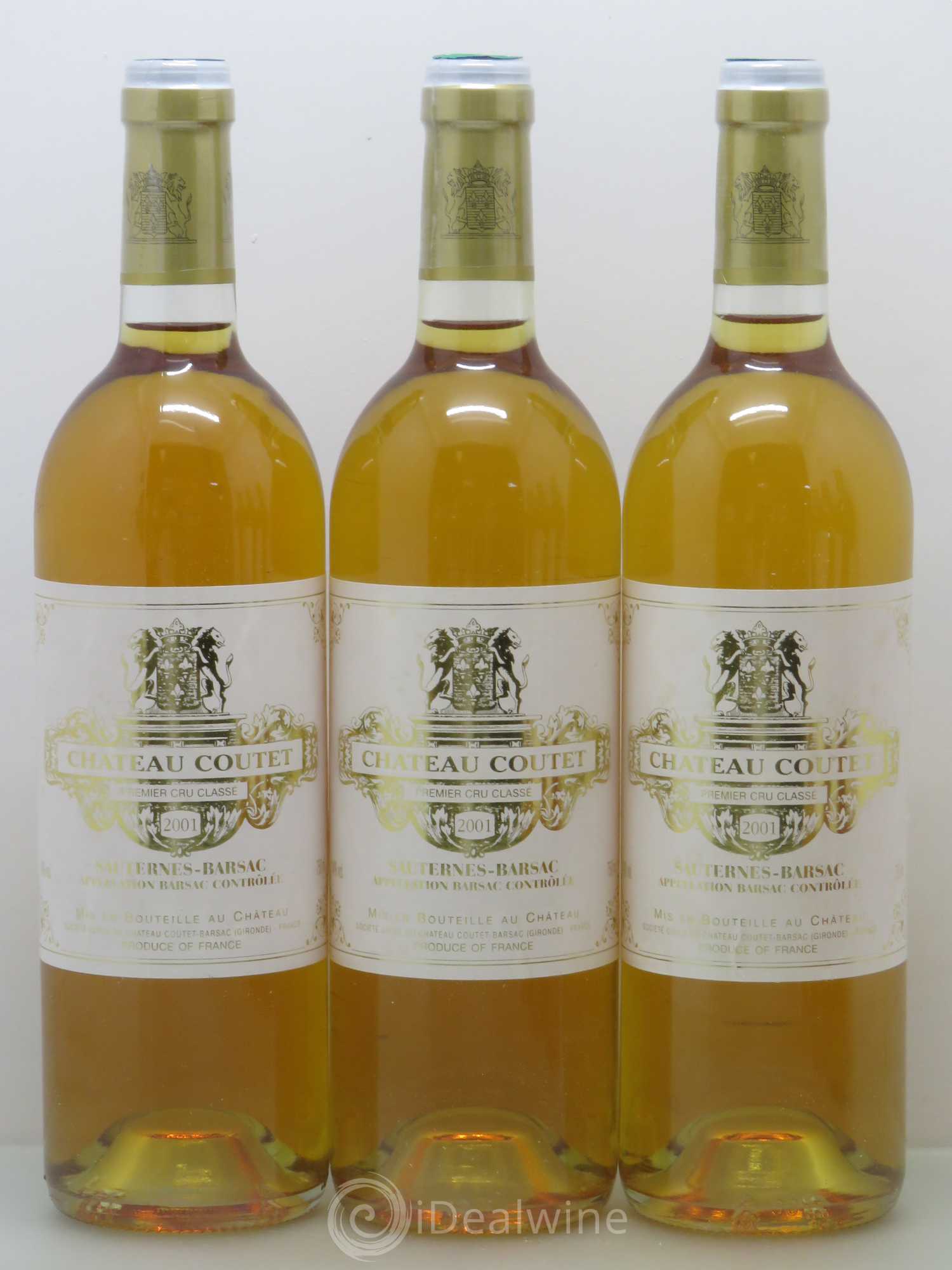Château Coutet 1er Grand Cru Classé 2001 - Lotto di 6 bottiglie - 1