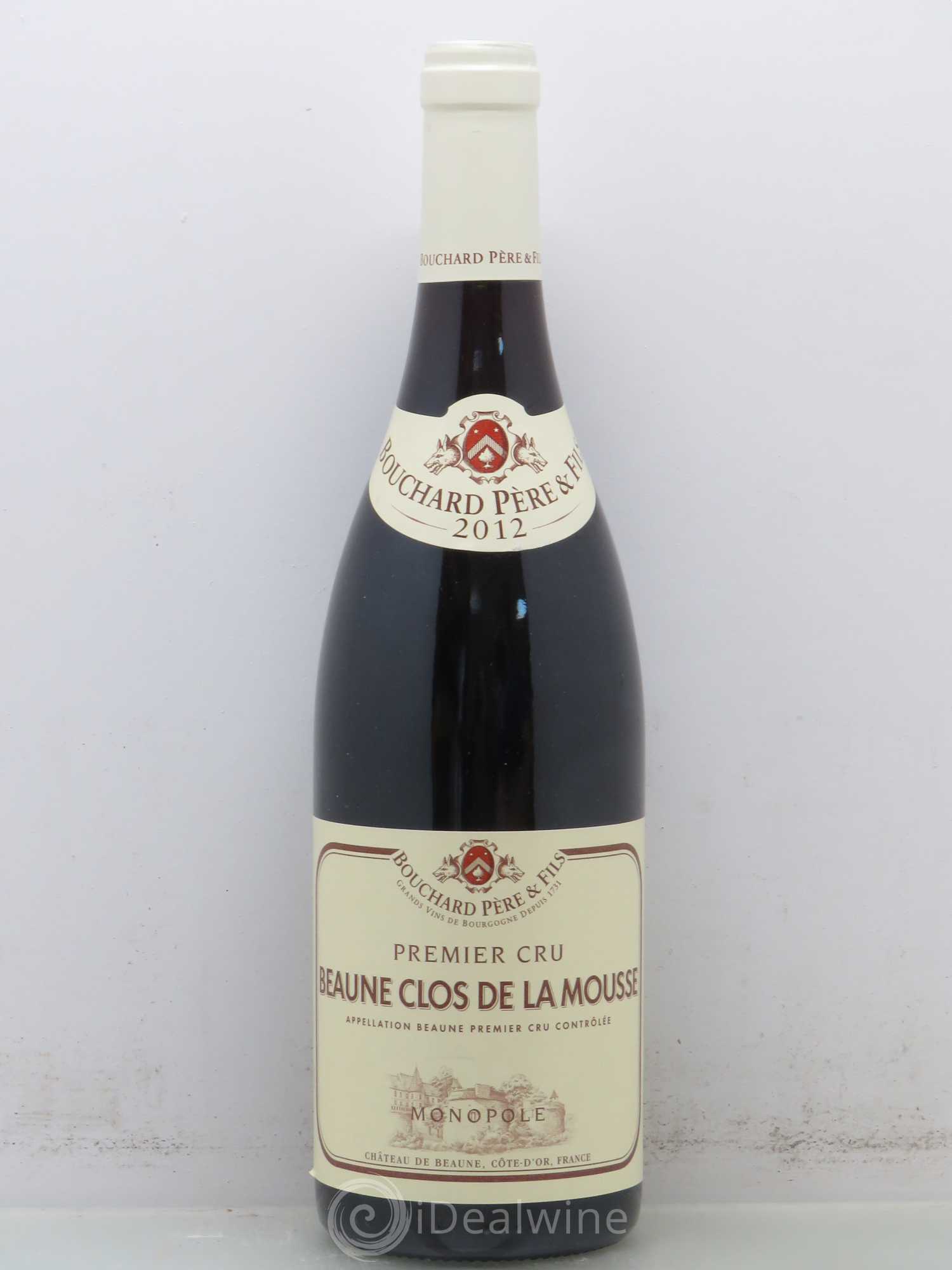 Beaune 1er Cru Clos de la Mousse Bouchard Père & Fils 2012 - Lot de 1 bouteille - 0