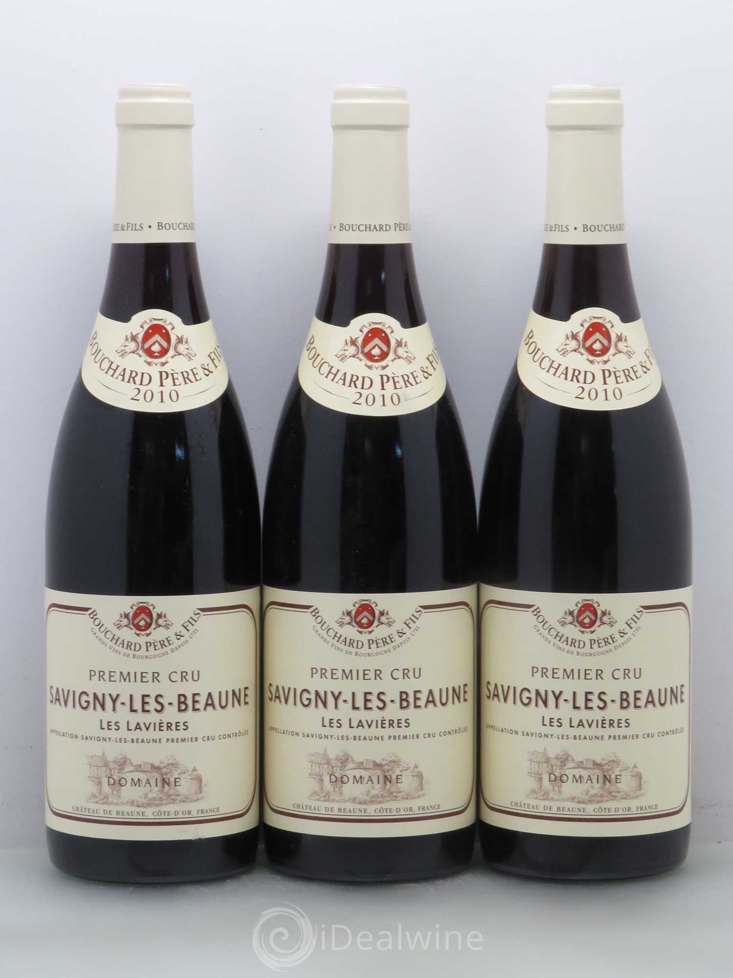 Savigny-lès-Beaune 1er Cru Les Lavières Bouchard Père & Fils 2010 - Lot de 3 bouteilles - 0