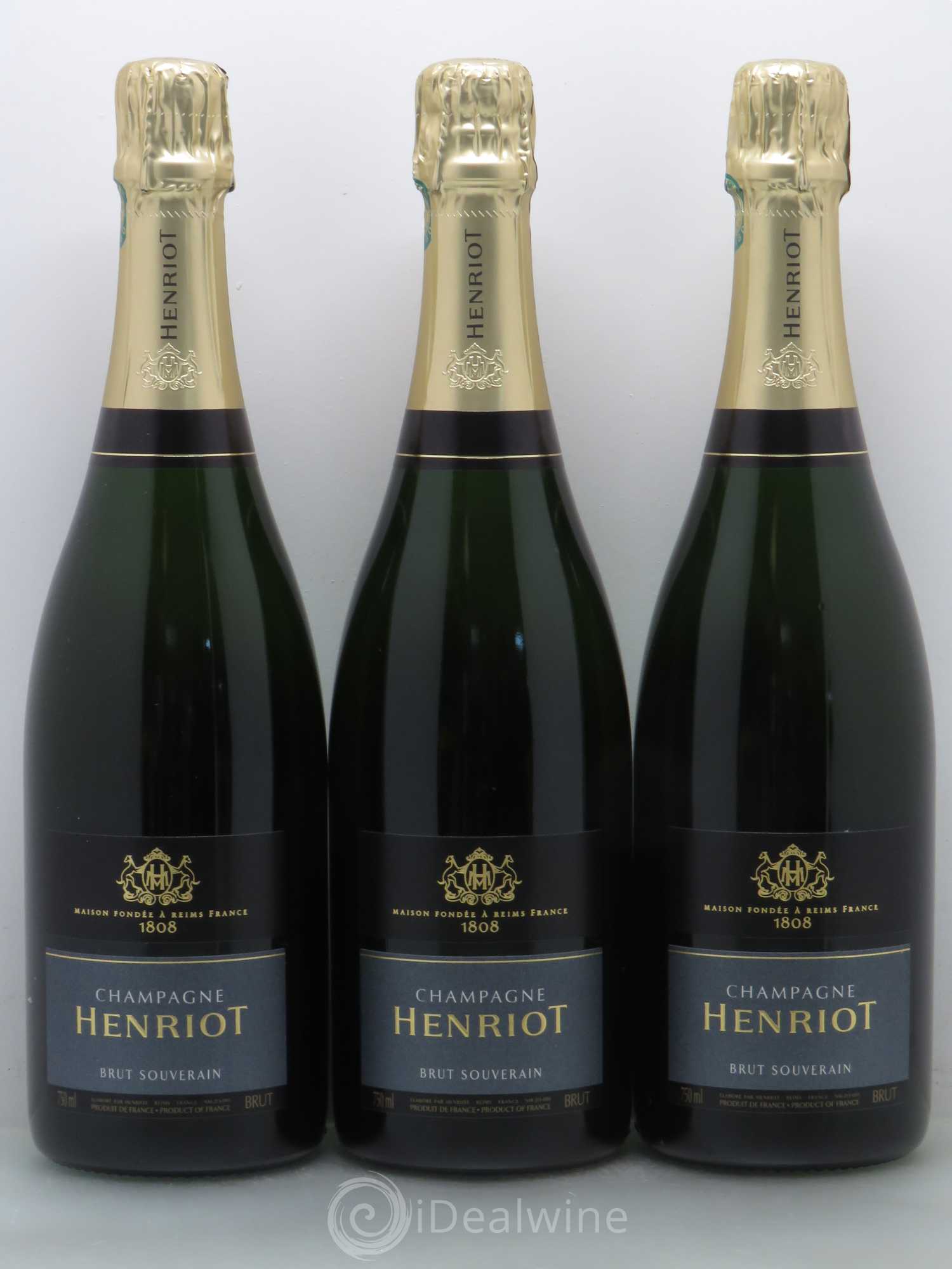 Brut Millésimé Henriot Brut souverain - Lot de 6 bouteilles - 2