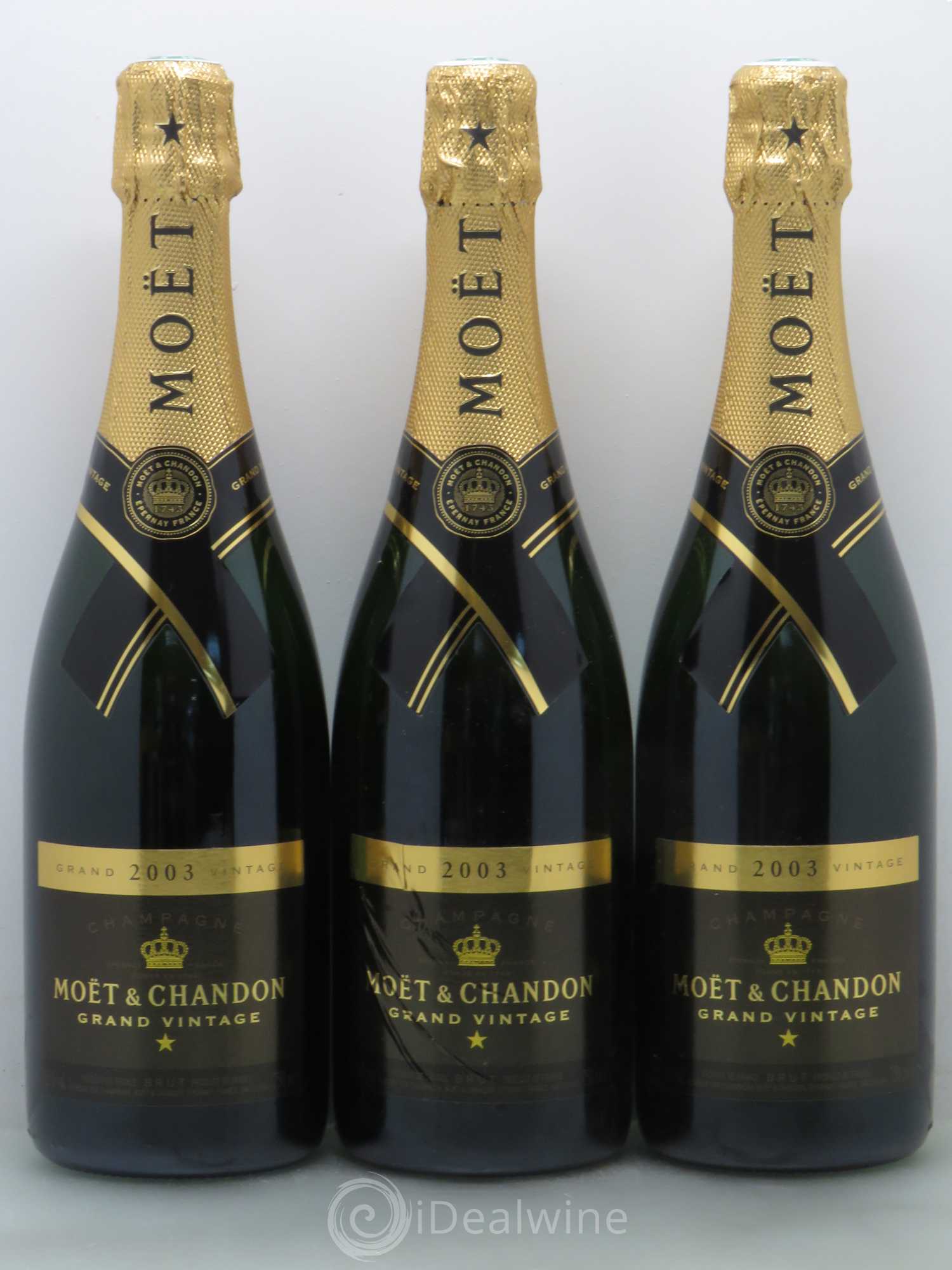 Grand Vintage Moët et Chandon 2003 - Lot de 3 bouteilles - 0