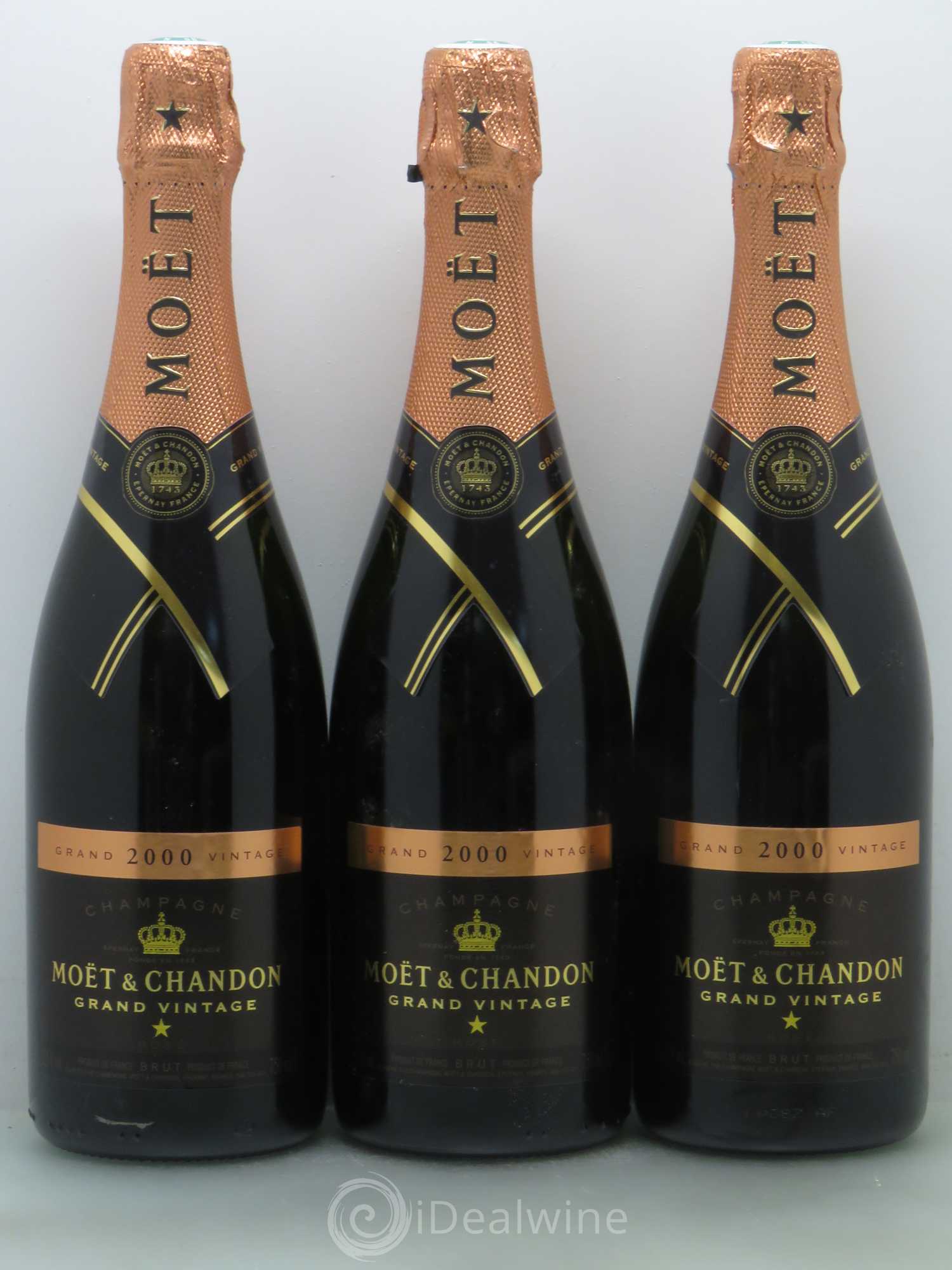 Champagne - Moët & Chandon Grand Vintage 2000 - Posten von 6 Flaschen - 1