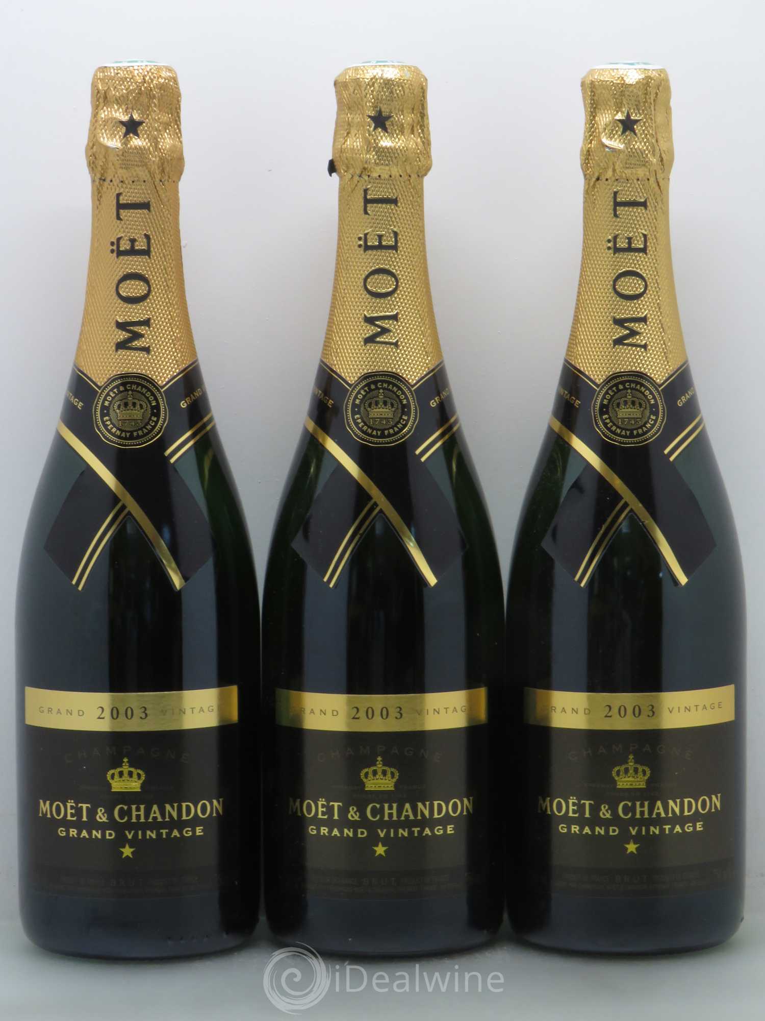 Grand Vintage Moët et Chandon 2003 - Lot de 3 bouteilles - 0
